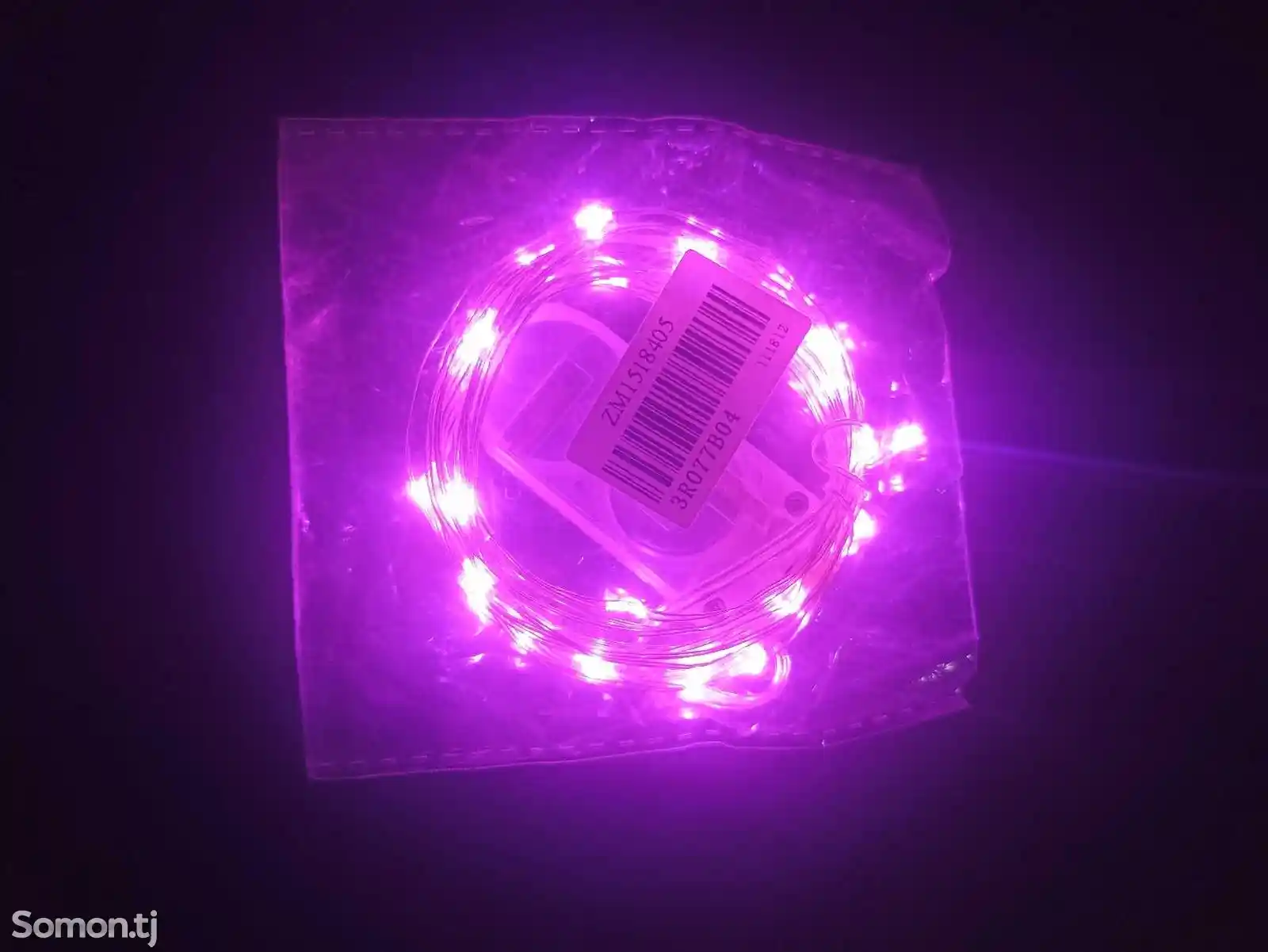Фиолетовая Гирлянда На Батарейках-1