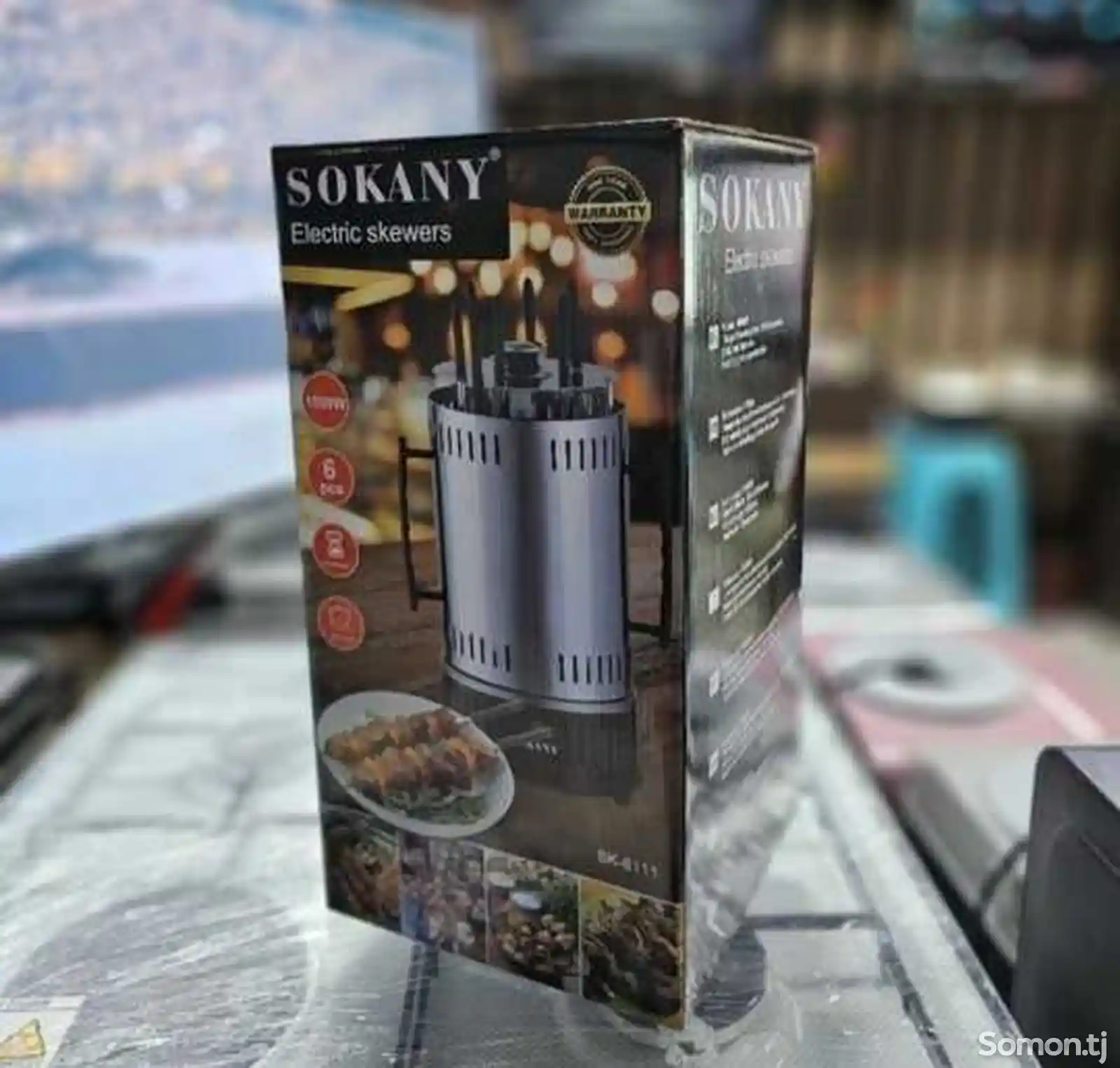 Электрическая шашлычница для дома Sokany-1