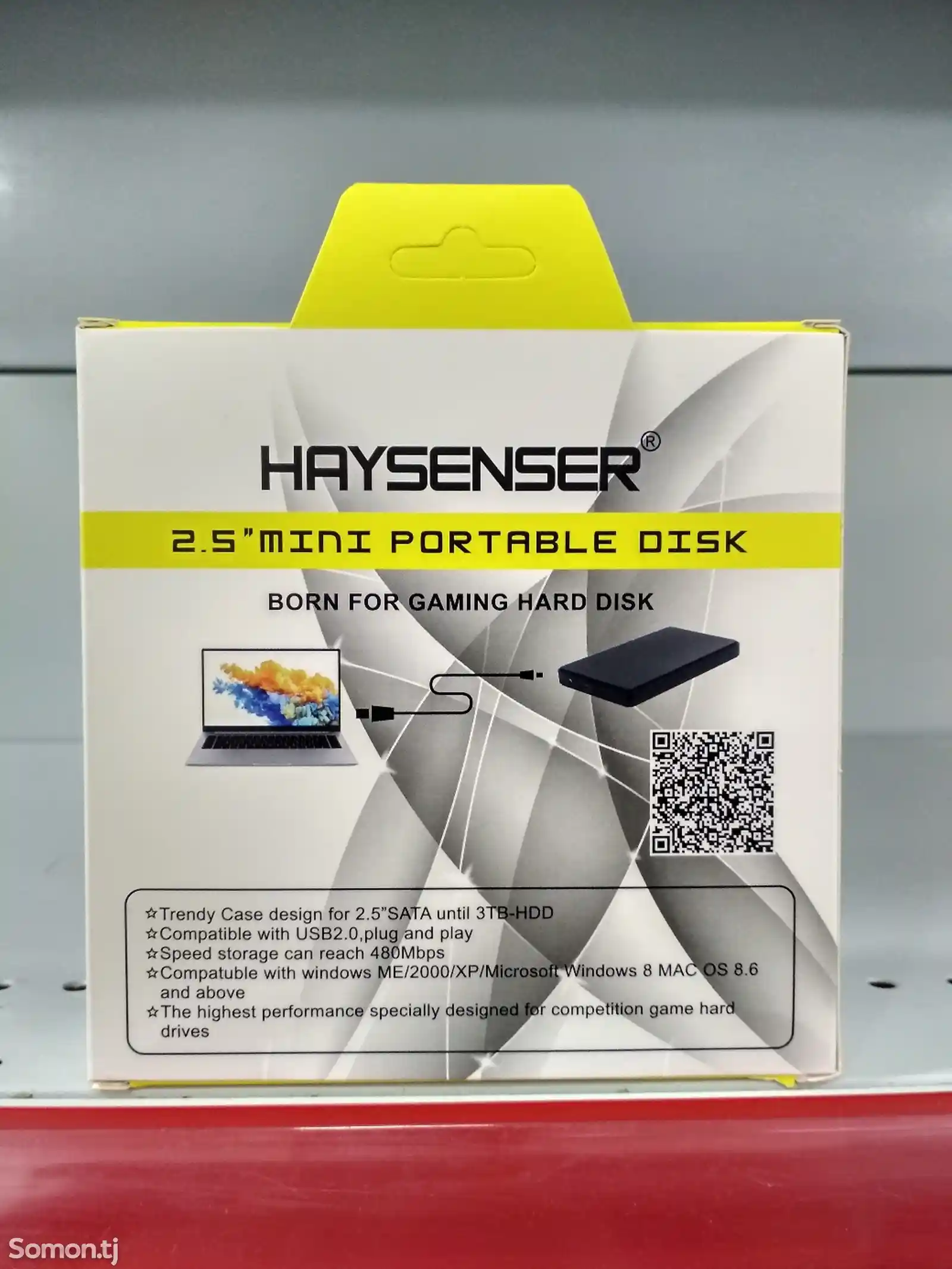 Портативный USB 2.0 Жесткий диск Haysenser 500GB-2