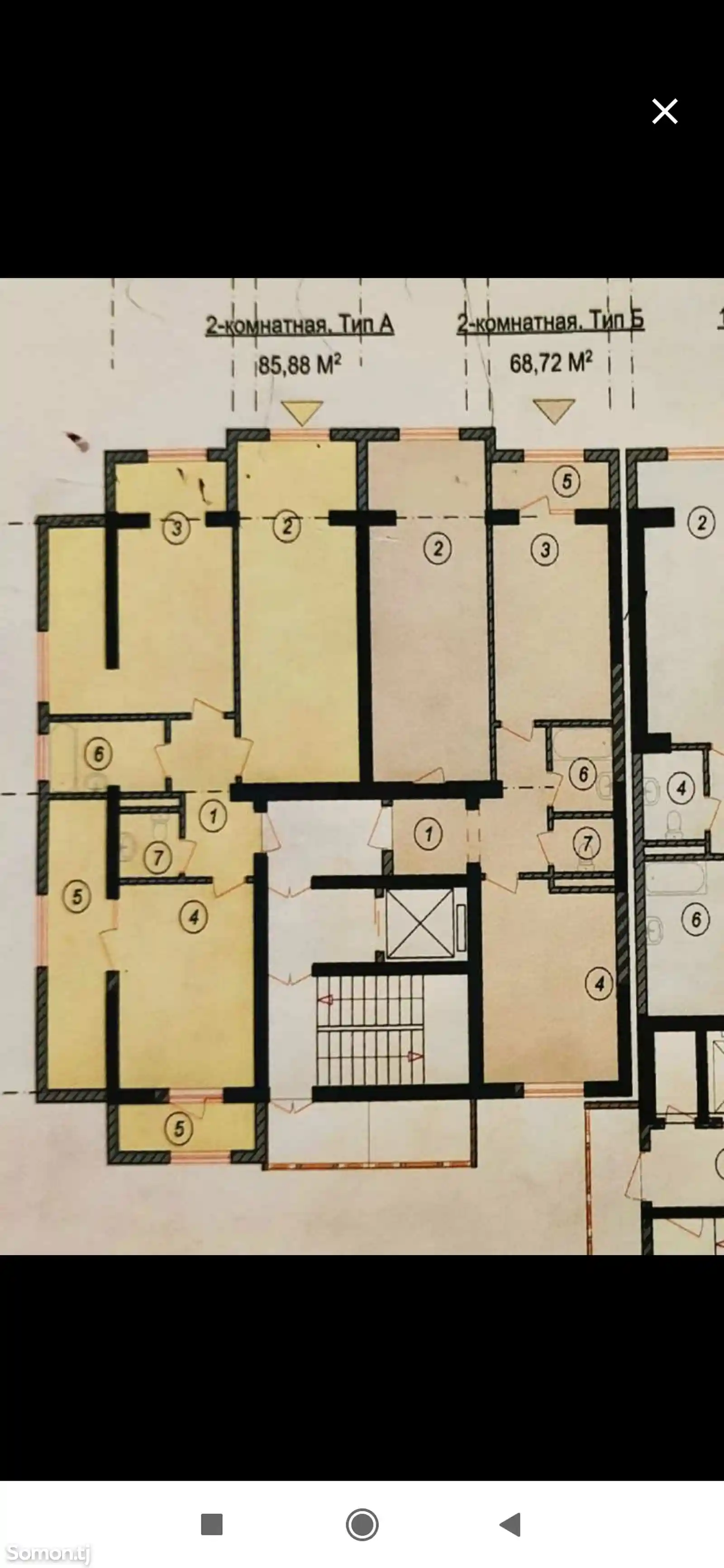 2-комн. квартира, 4 этаж, 69 м², Ватан посольство Турции-5