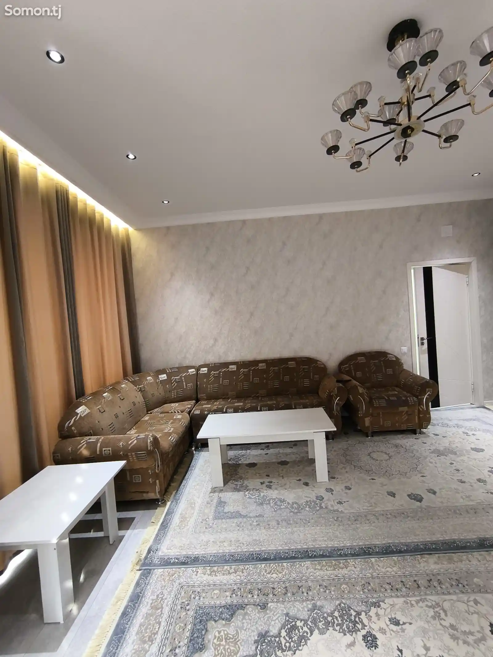 3-комн. квартира, 10 этаж, 130м², Исмоили Сомонӣ-2