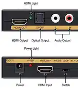 1080P HDMI Аудио HDMI в SPDIF RCA Стерео аналоговые выходы Цифро-аналоговый-3