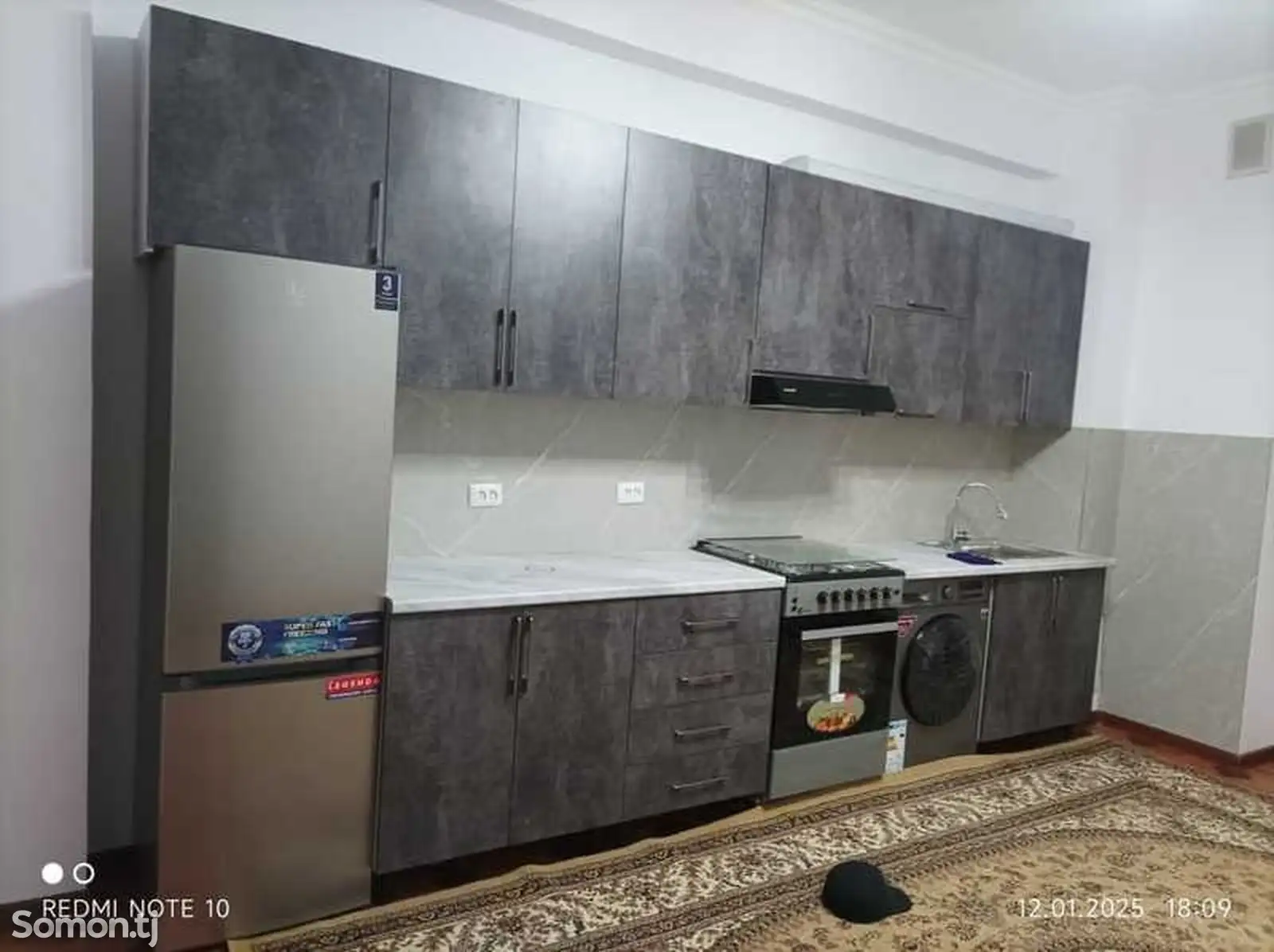 2-комн. квартира, 12 этаж, 75м², И. Сомони-1