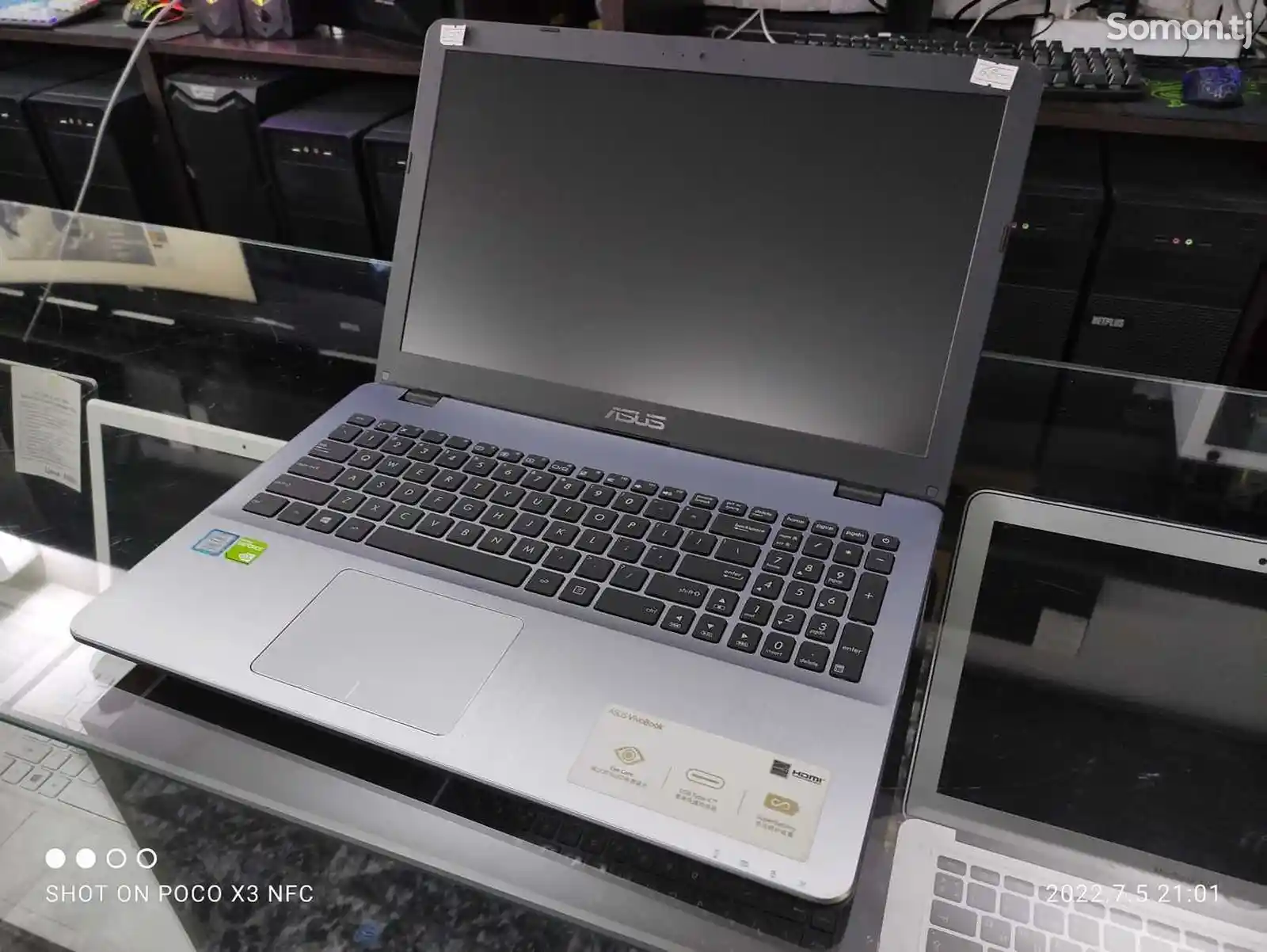 Игровой ноутбук Asus X542UN Core i7-8550U MX150 2GB /8GB/512GB SSD 8TH GEN-3