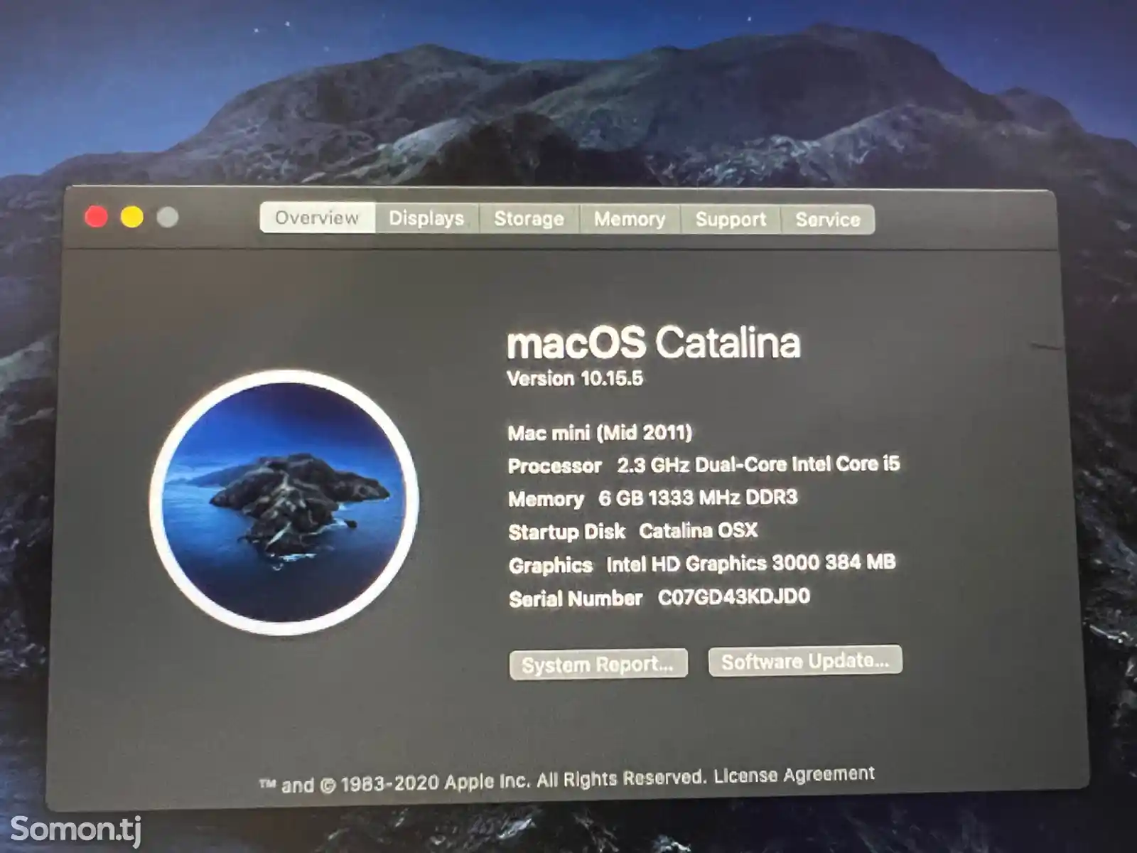 Персональный компьютер Mac mini 2012-2