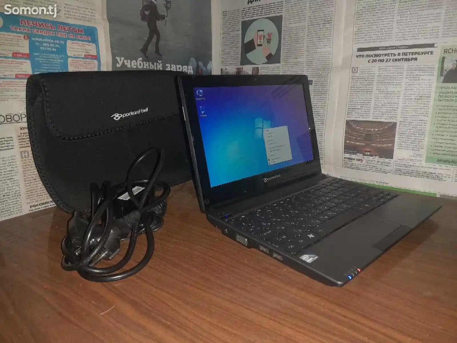 Ноутбук Packard bell 500ГБ, Intel Atom N570, RAM 2 ГБ, Intel GMA 3150-3