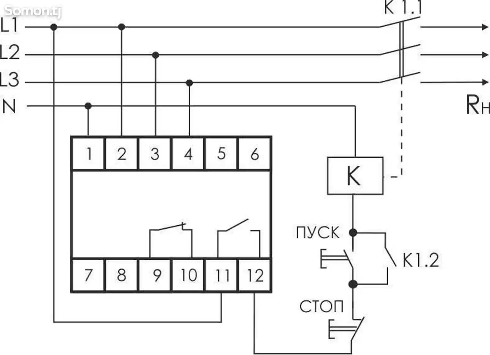 Реле контрол напряжение CP-731-4