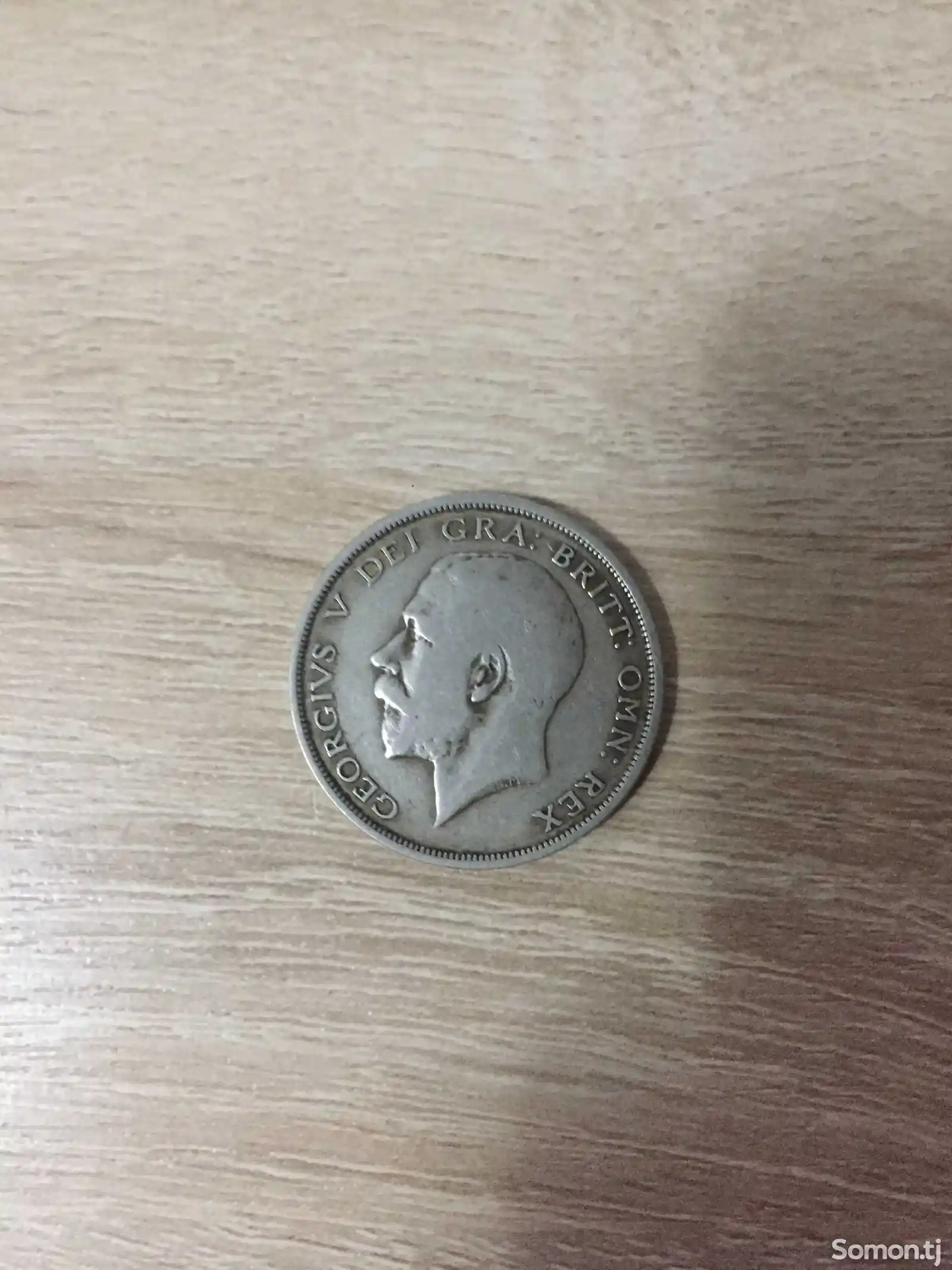 Монета серебро. Полкроны 1920 Великобритания-1