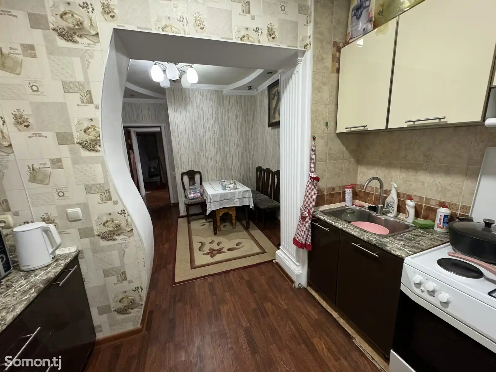 3-комн. квартира, 3 этаж, 60 м², Сино-10