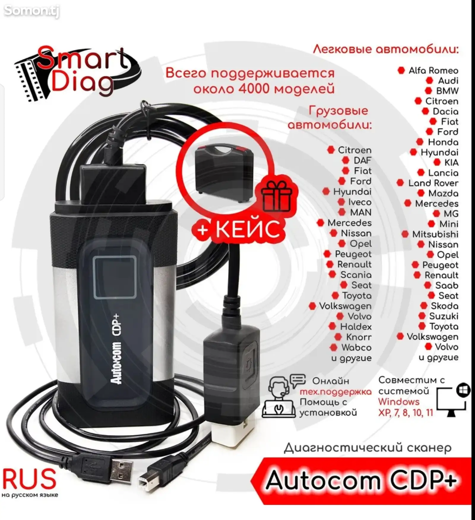 Aвтосканер Autocom CDP+-1