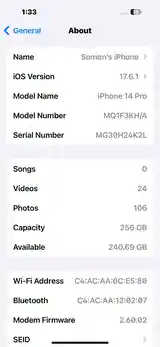 Apple iPhone 14 Pro, 256 gb, Deep Purple-10