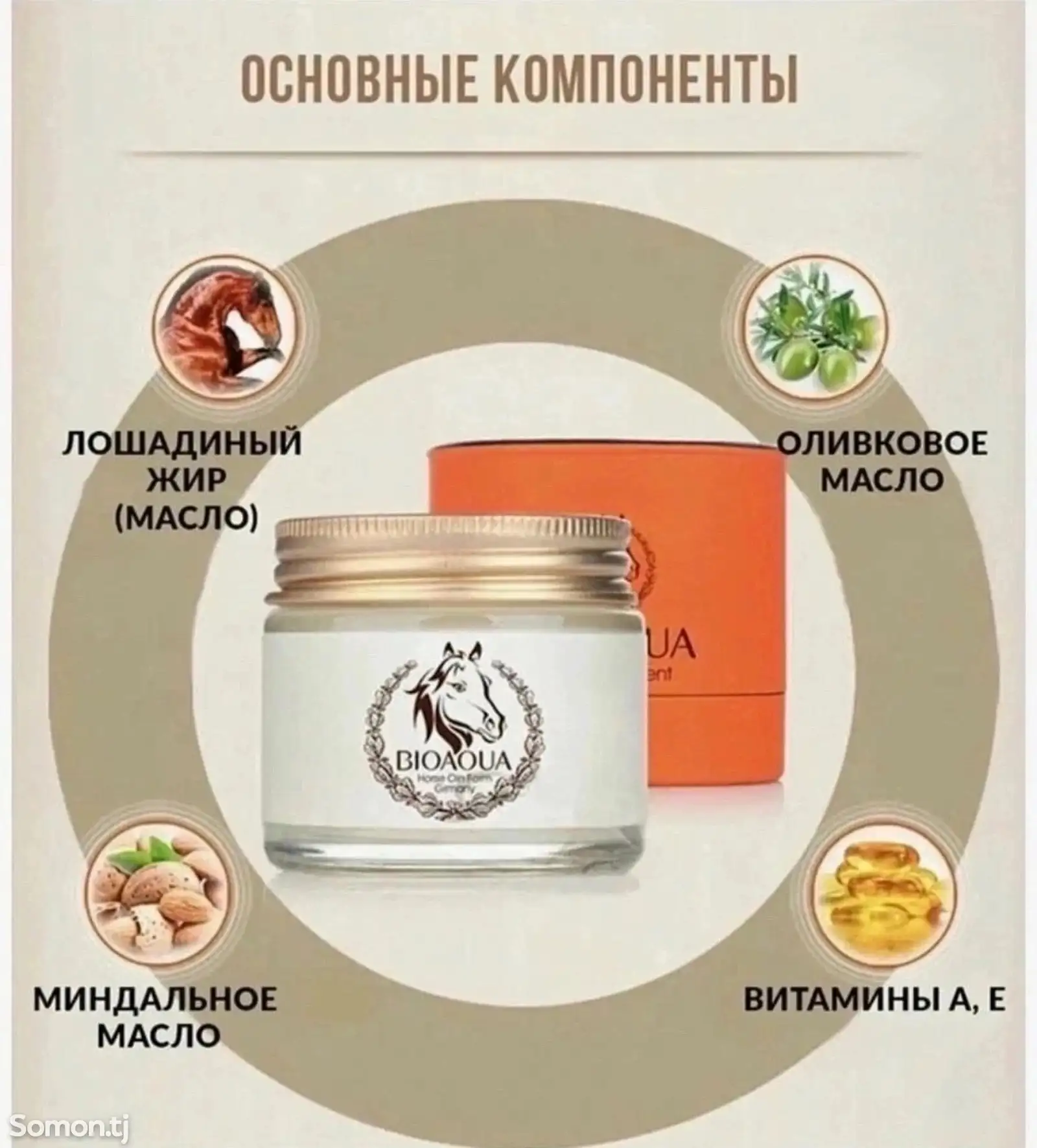 Крем против морщин для лица Horse Oil Ointment Miracle Cream-1