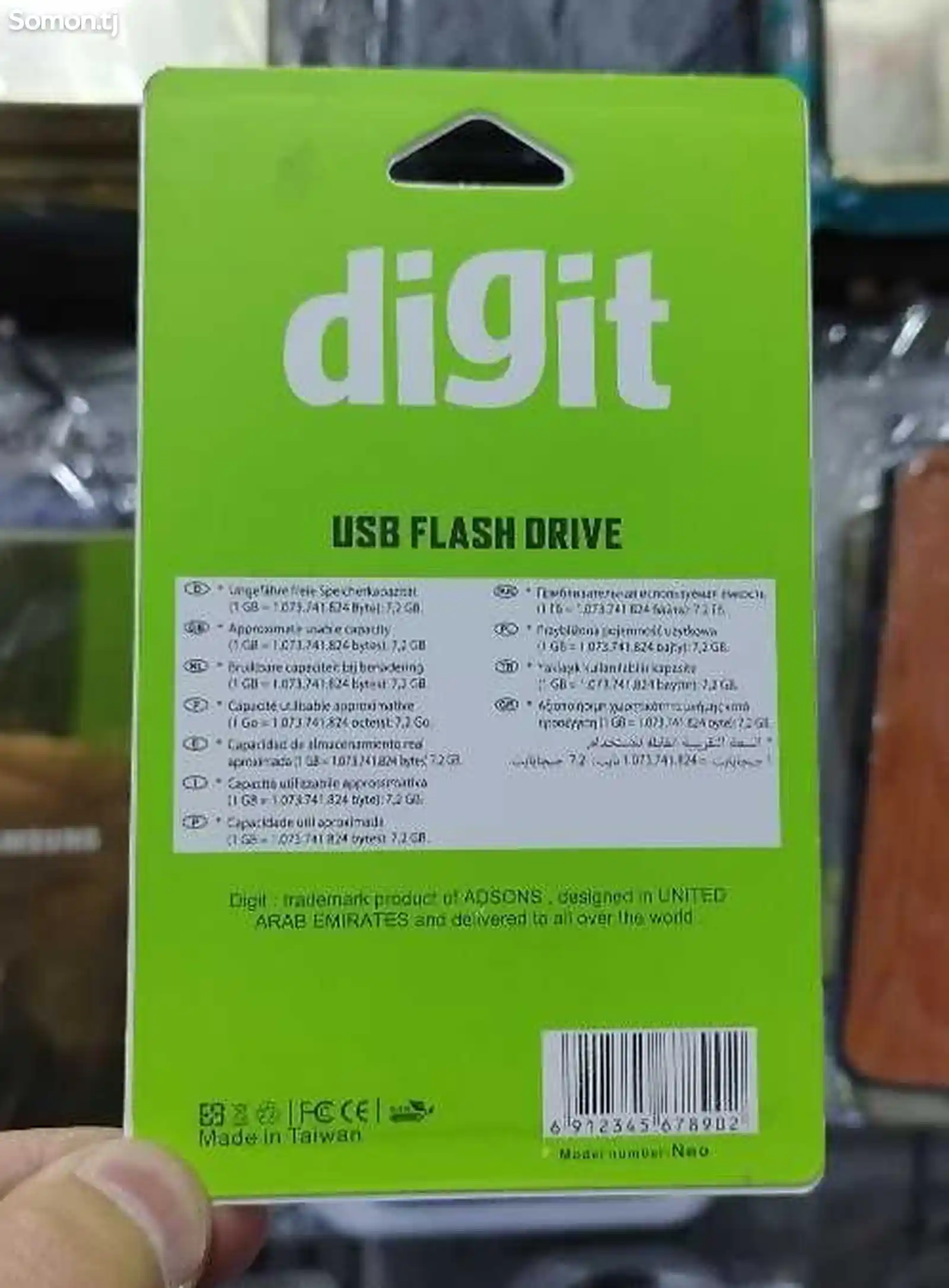 Флешка Digoit Neo Metal USB Flash Drive 8 GB-2