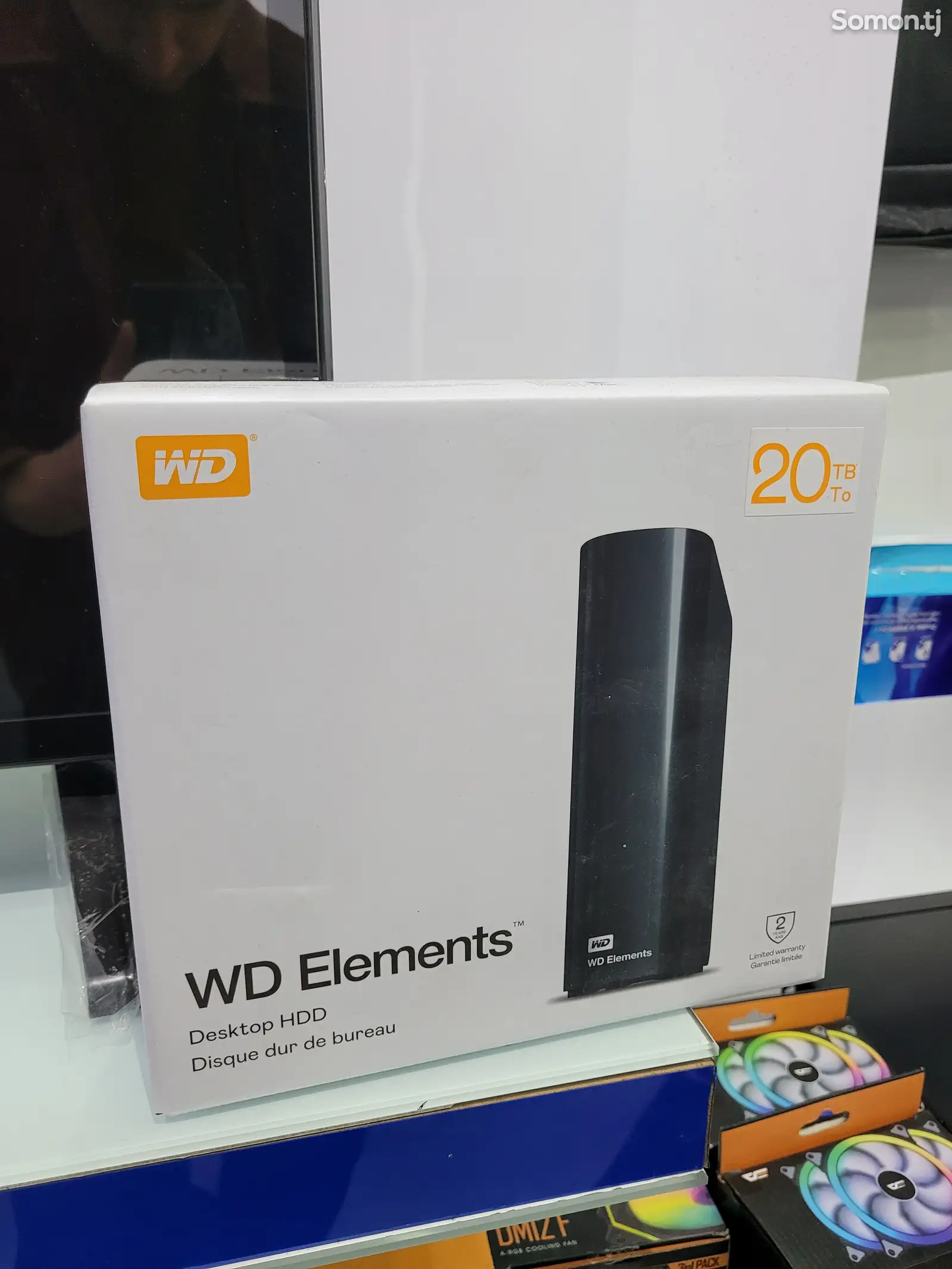 Внешний жёсткий диск 20TB WD Elements Desktop-1