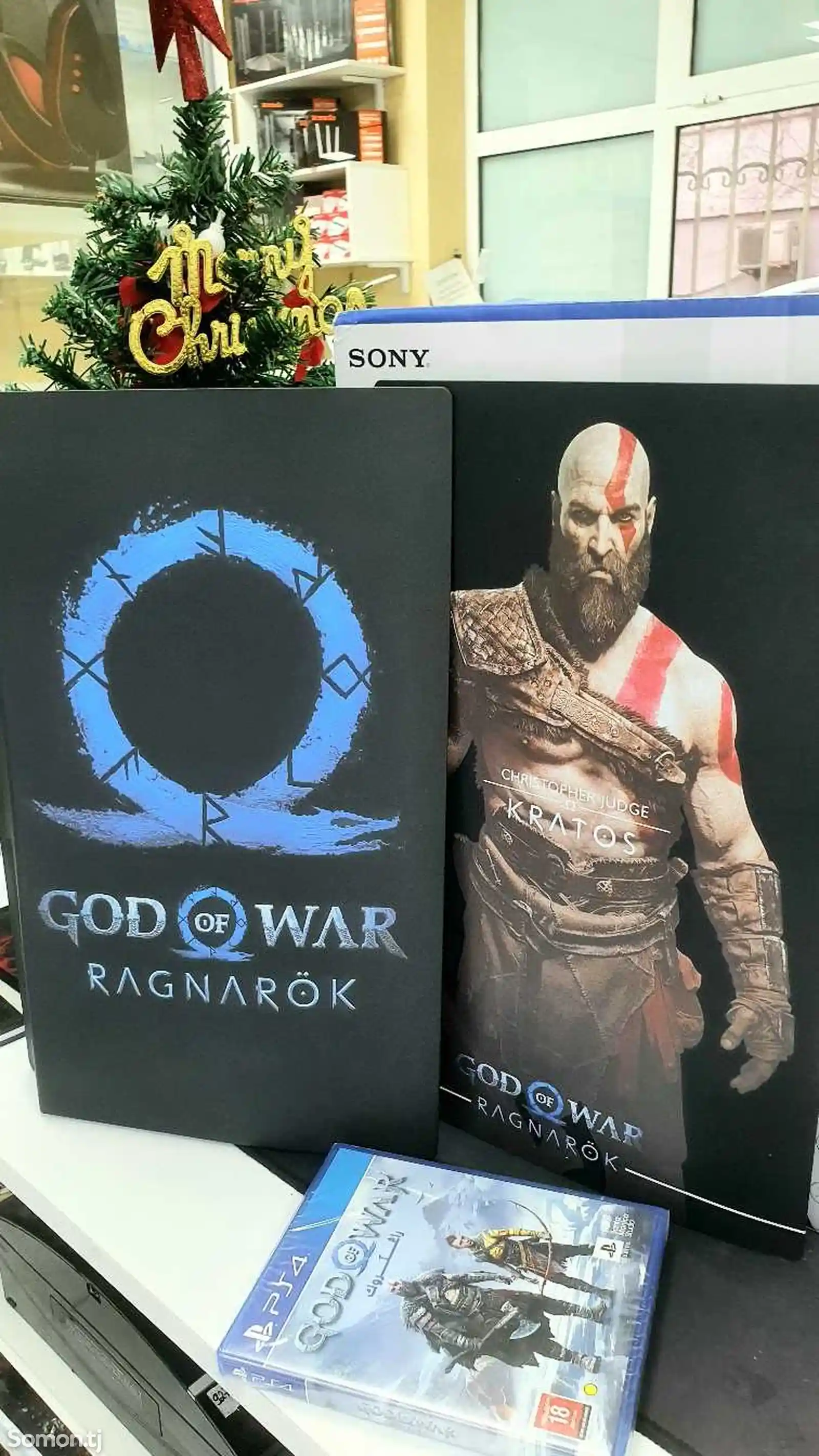 Кастомизированные панели для консоли PS5 в стилистике God of War-4