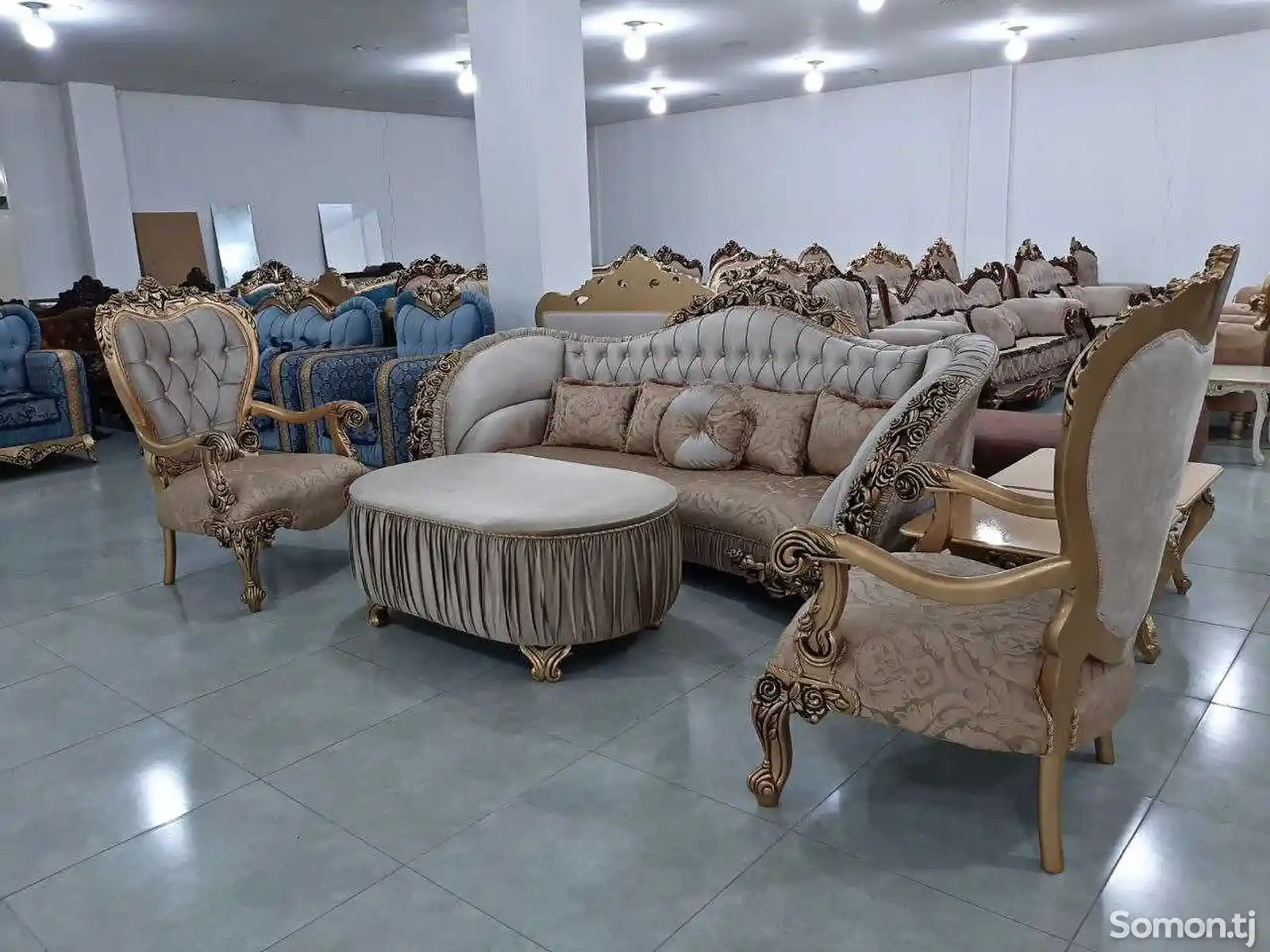 Королевская тройка диван кресло-3