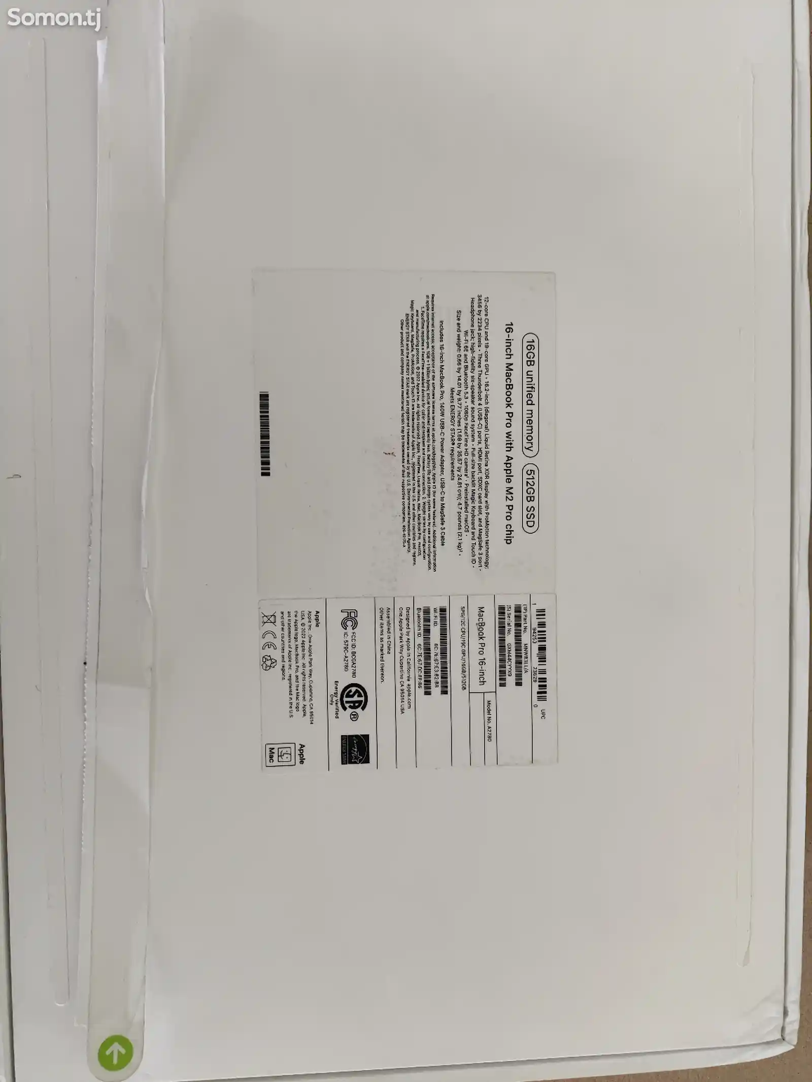 Ноутбук MacBook Pro 16inch 2023 M2 Pro 16 GB 512Gb-2