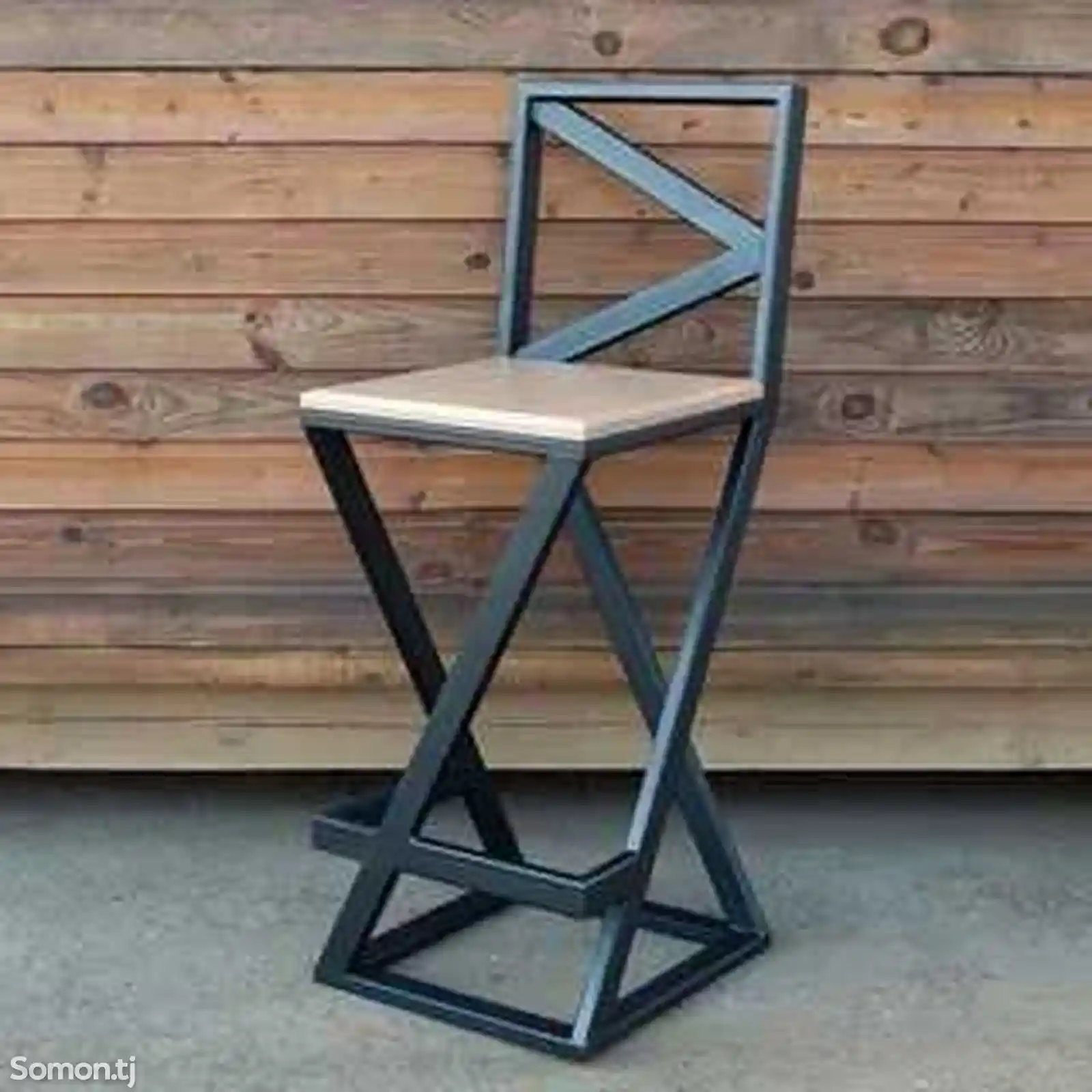 Железные стол и стулья хай-тек на заказ-10