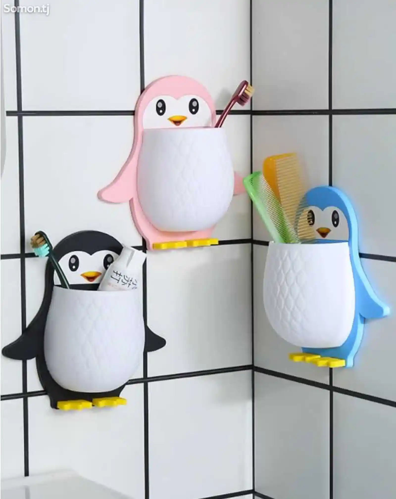 Креативный мультяшный пингвин для ванной-1