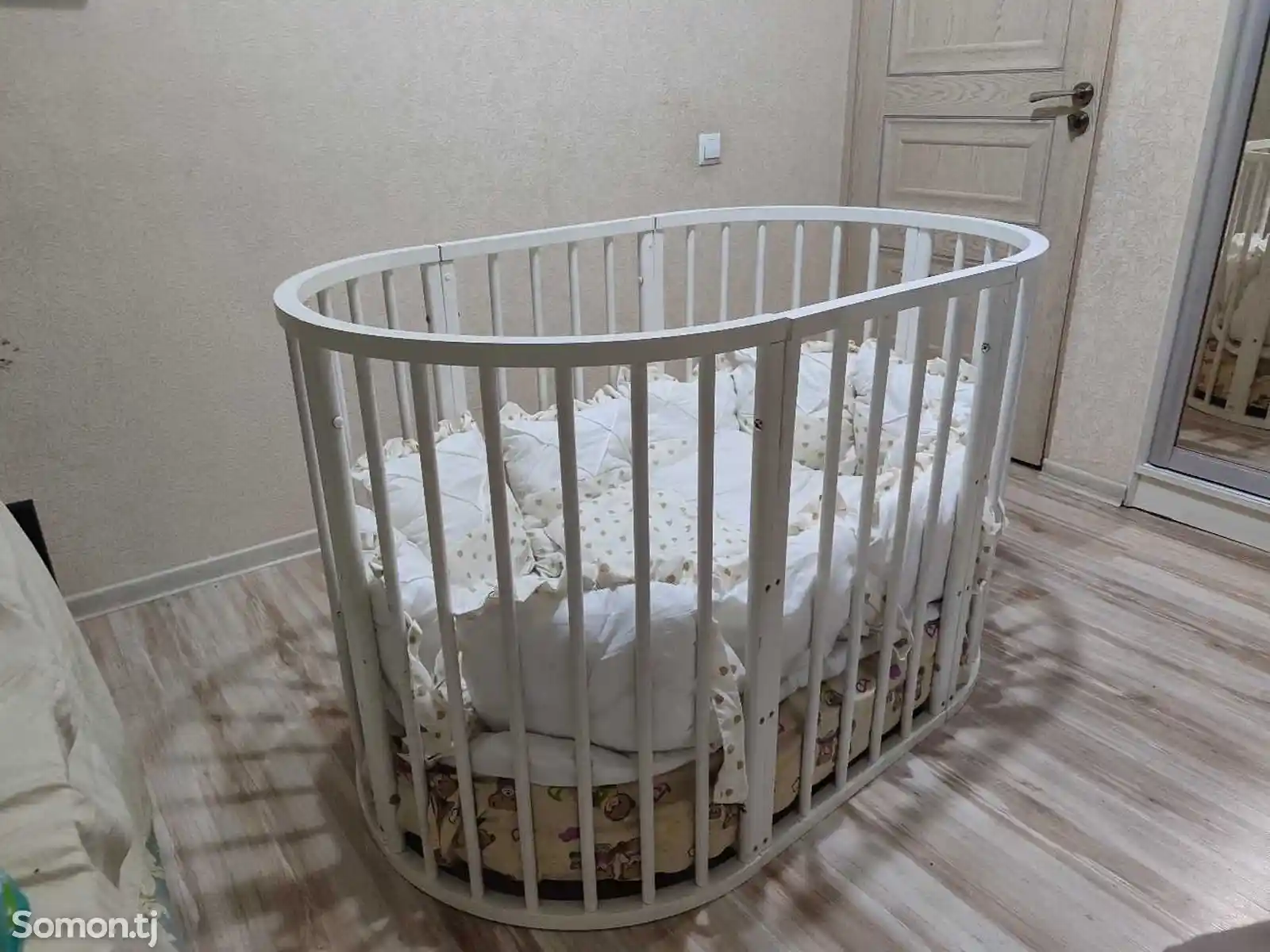 Детская кроватка-трансформер с бортиками-2