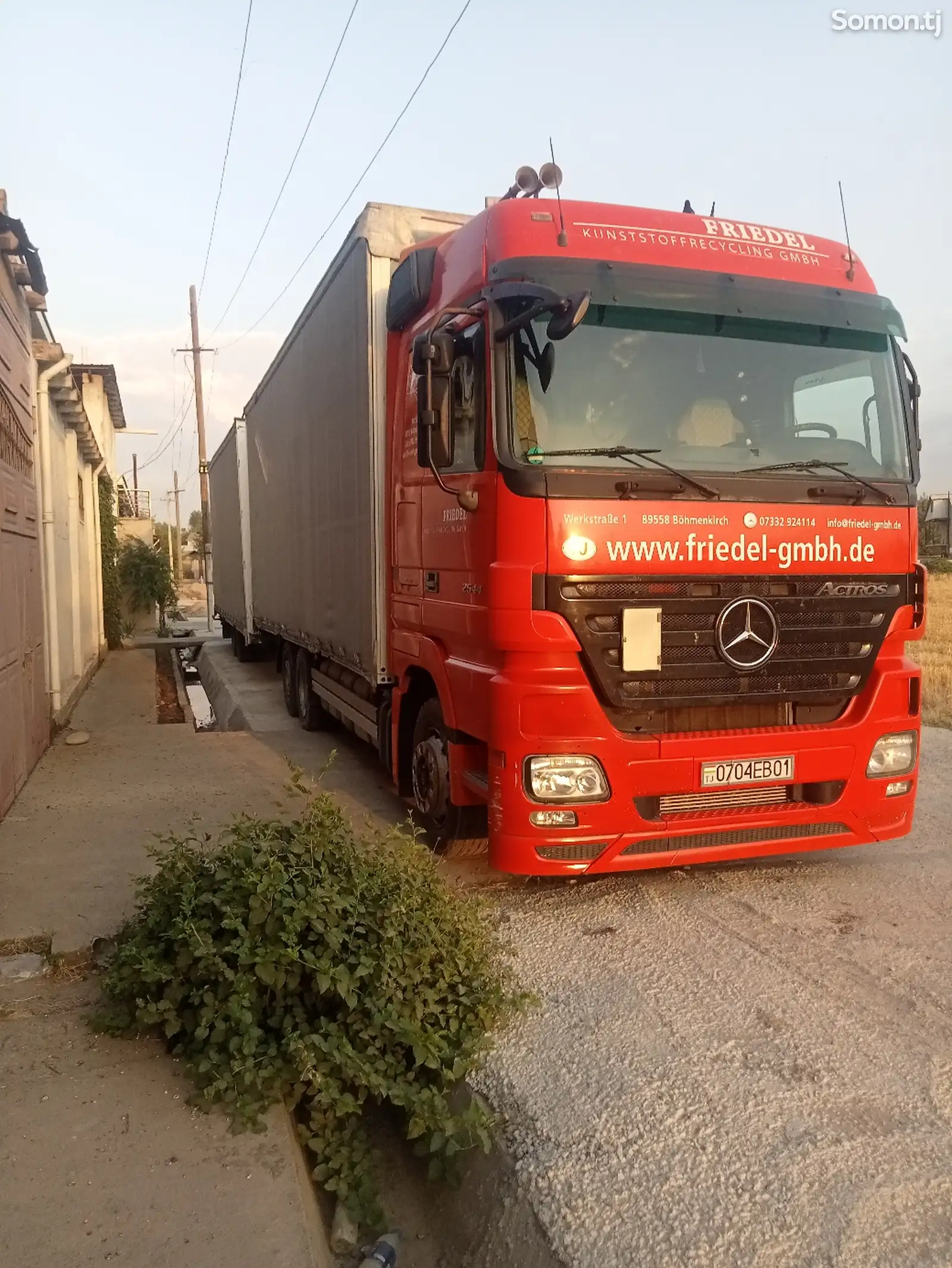 Бортовой грузовик Mercedes-Benz Actros, 2008-2