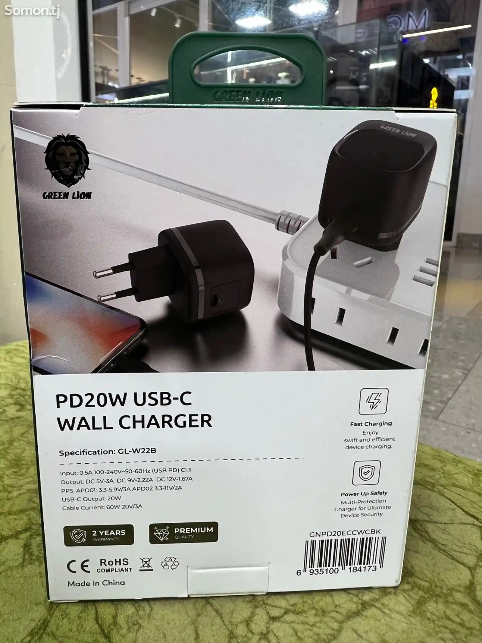 Зарядное устройство для Apple Greenlion PD20 w usb C-2