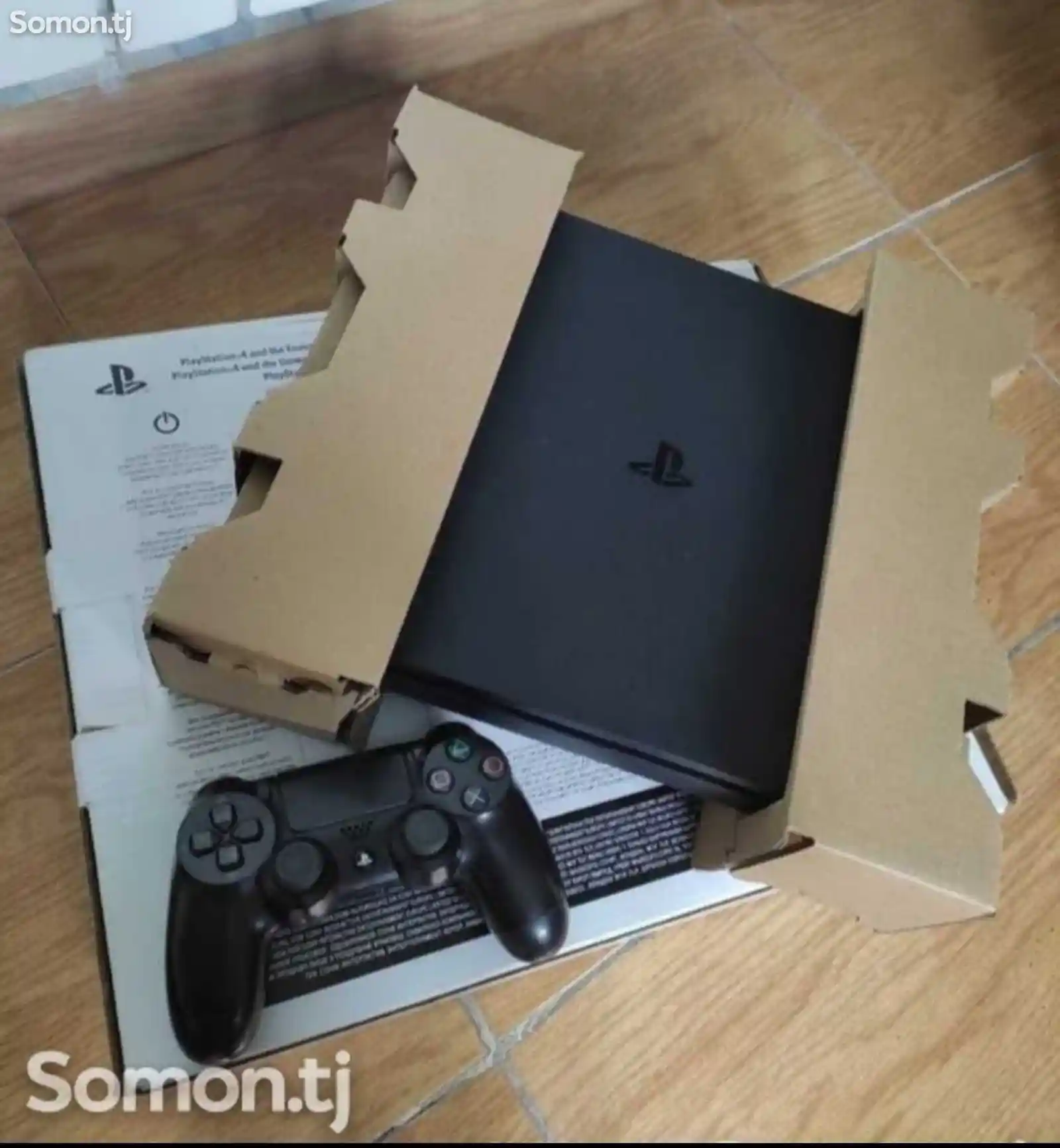 Игровая приставка Sony PlayStation 4 Slim 1tb 6.72 Black Edition + 25и-1