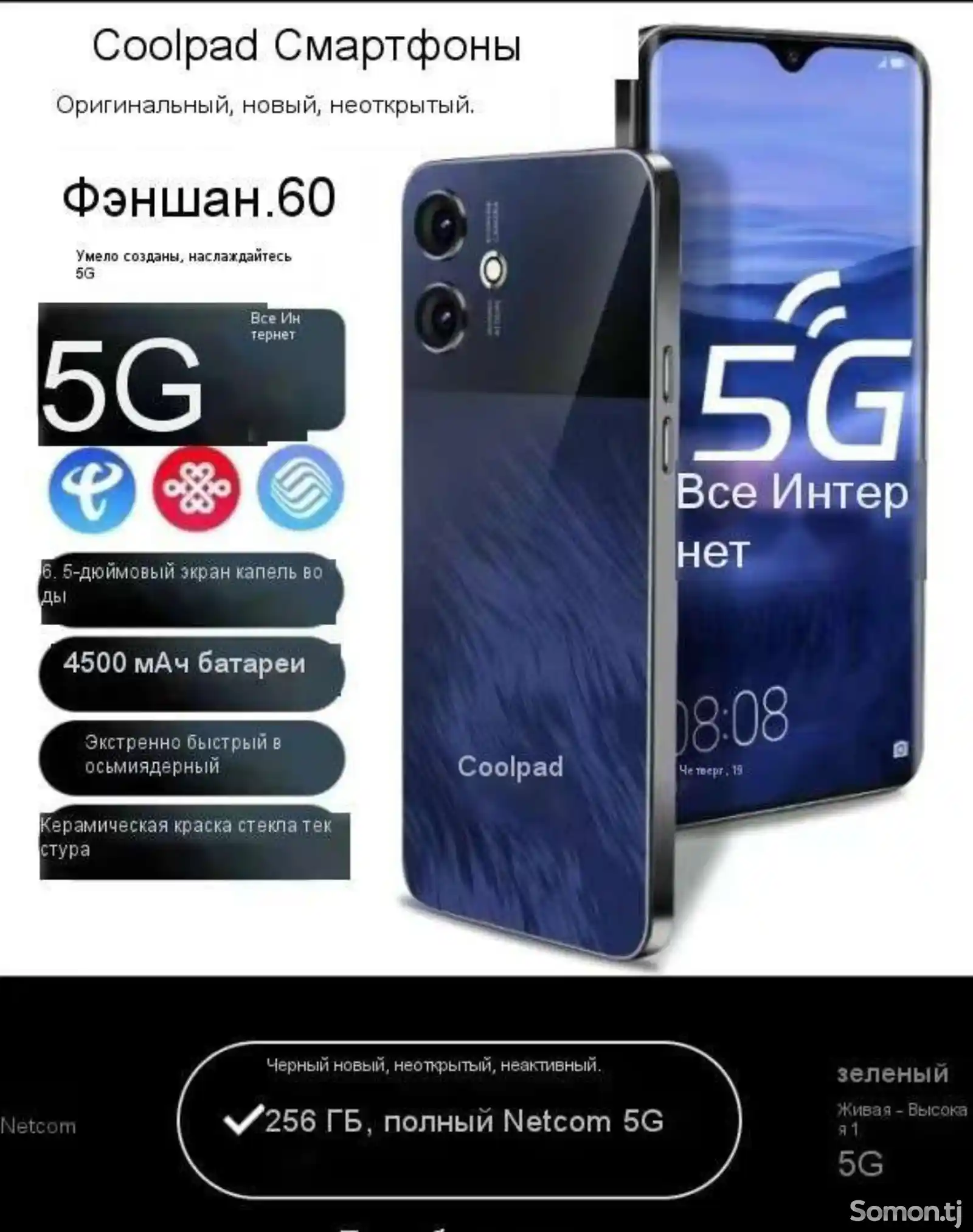 Coolpad Grand View Y60 Lite/256гб на заказ