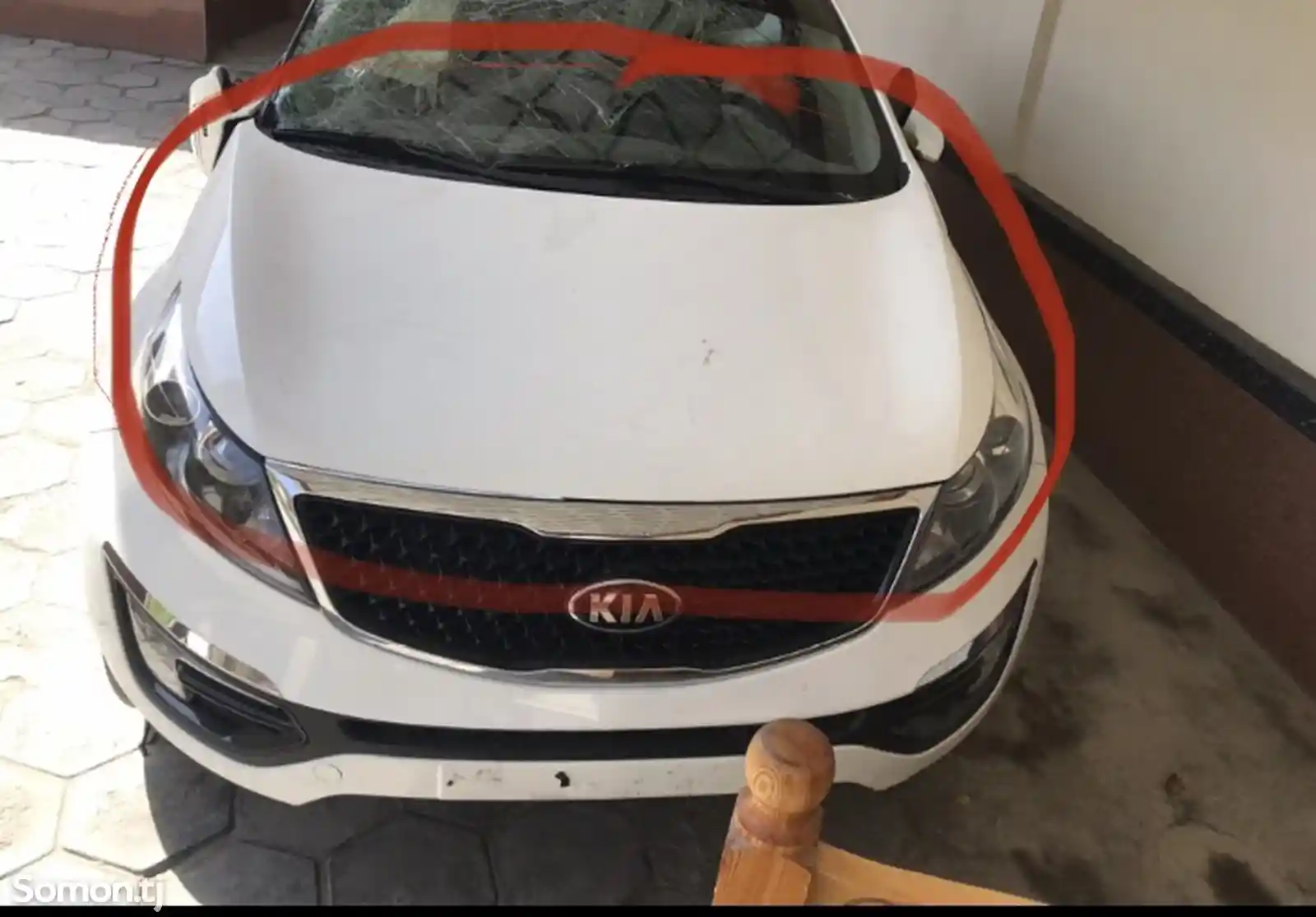 Капот от Kia Sportage 2014