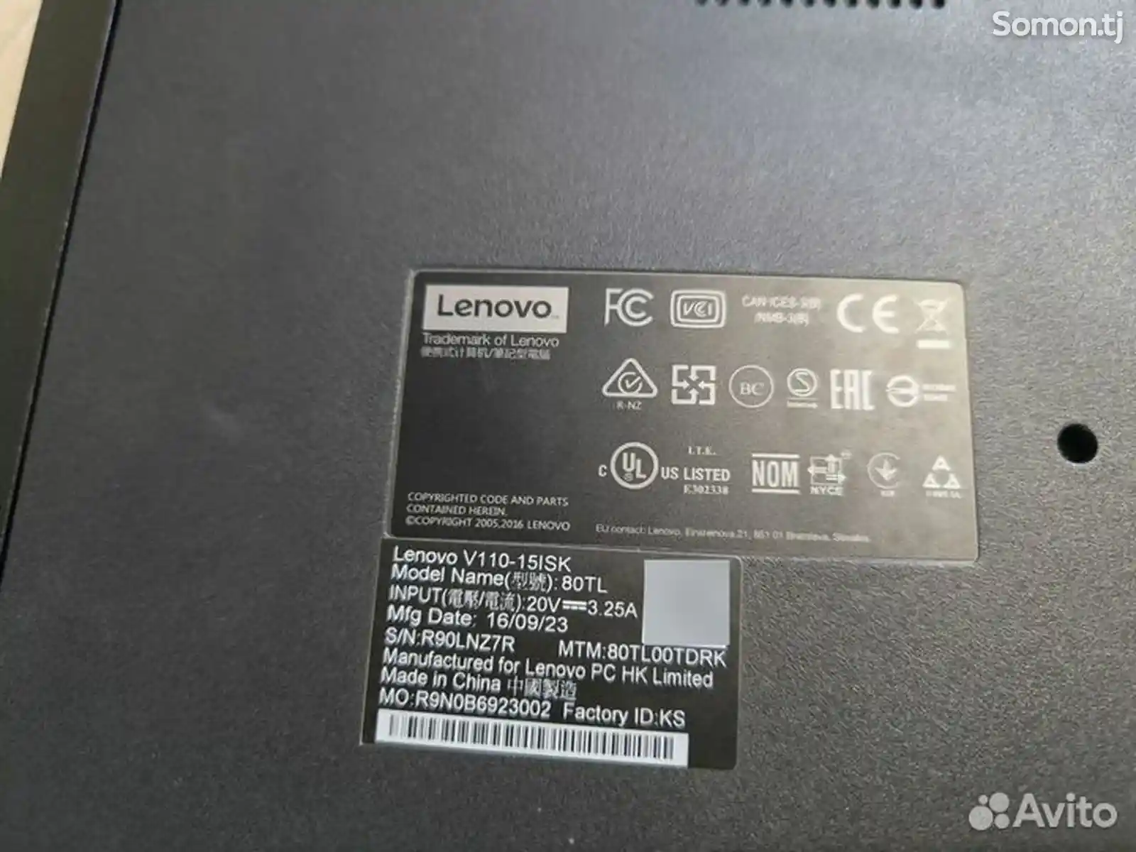 Ноутбук Lenovo V110-15isk-3