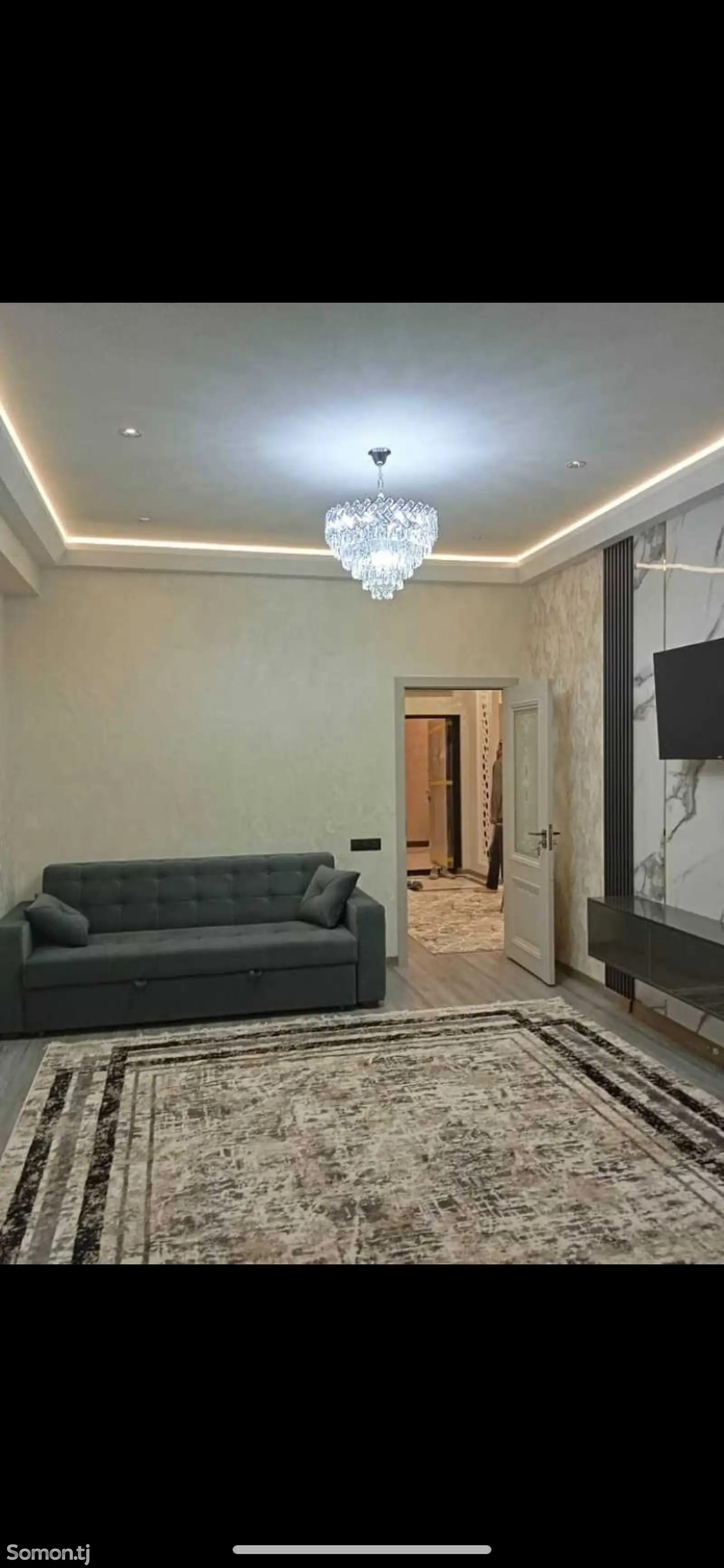 2-комн. квартира, 4 этаж, 60м², Сомони-3