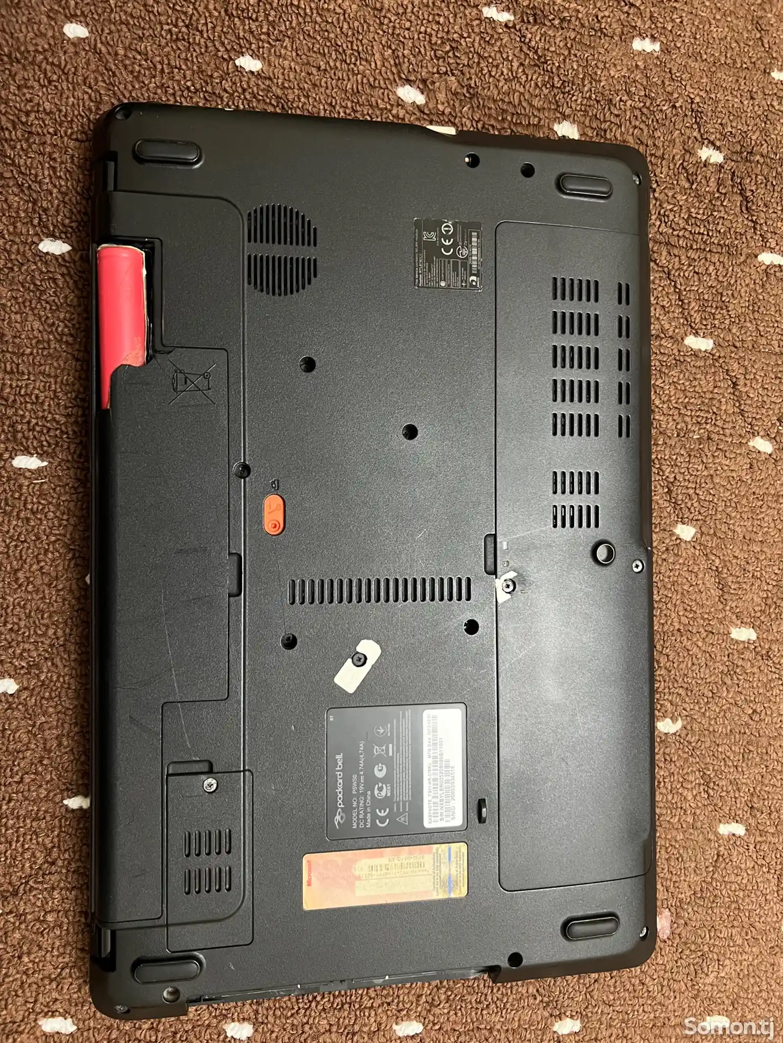 Ноутбук packard bell Model p5ws0-6