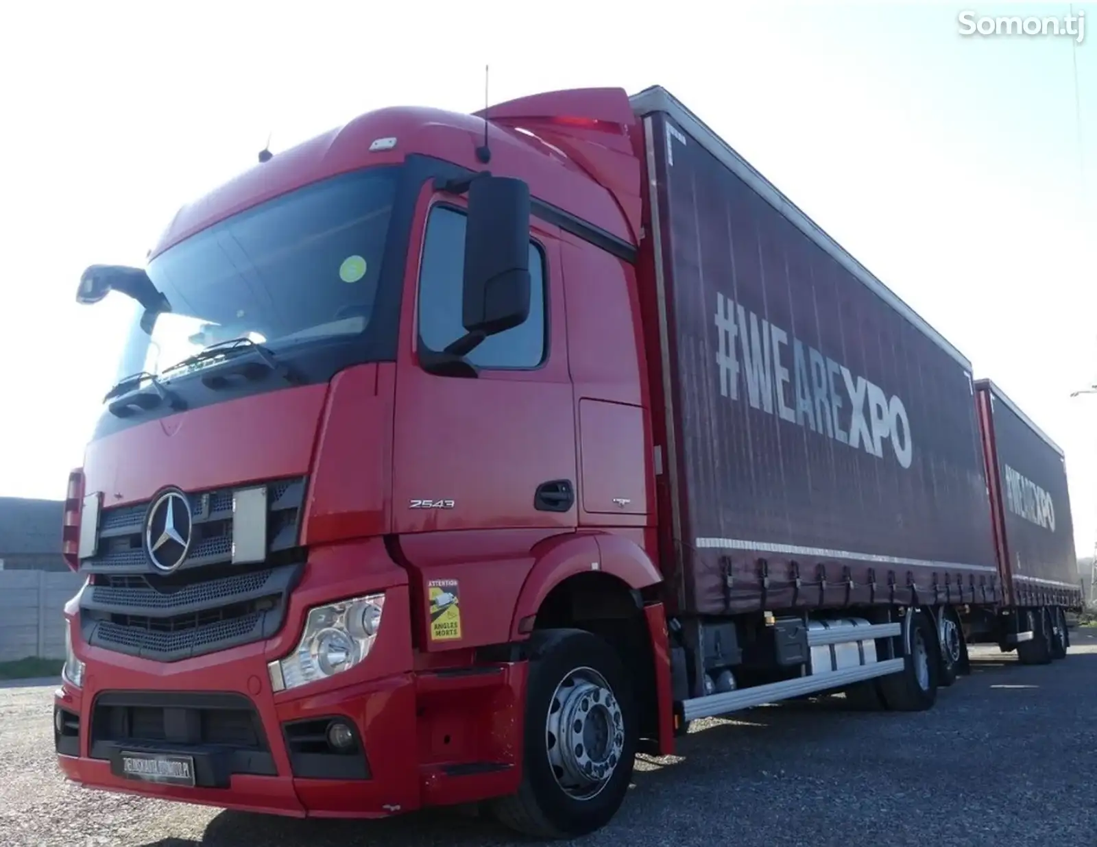 Бортовой грузовик Mercedes Benz Actros, 2015-1