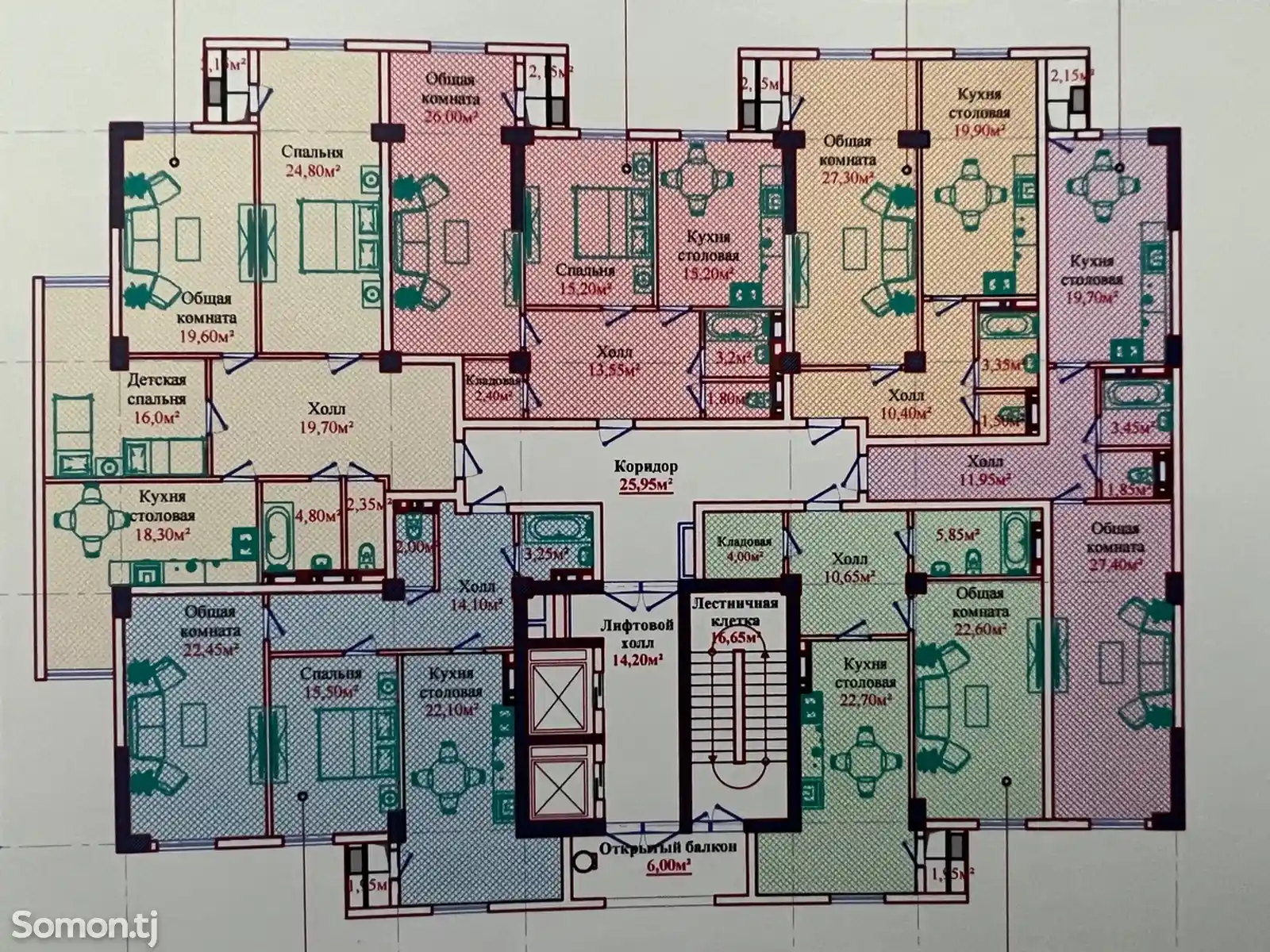 3-комн. квартира, 9 этаж, 120 м², 33 мкр-4