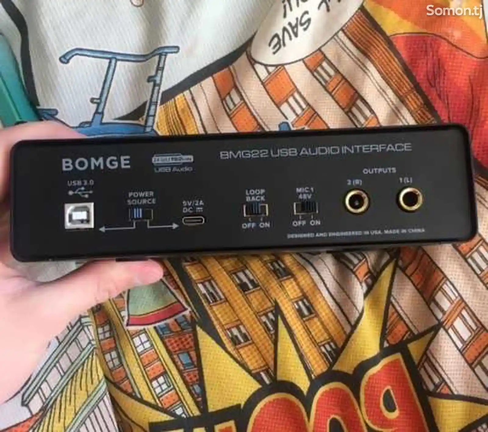 Внешняя звуковая карта bomge BMG22-5