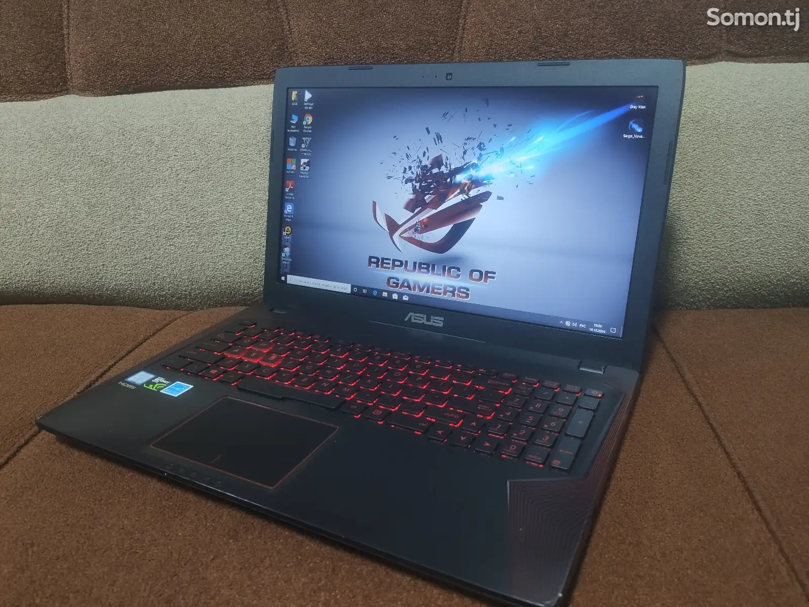 Ноутбук Asus core i5-7Gen Gtx1050 4Gb Fhd-1