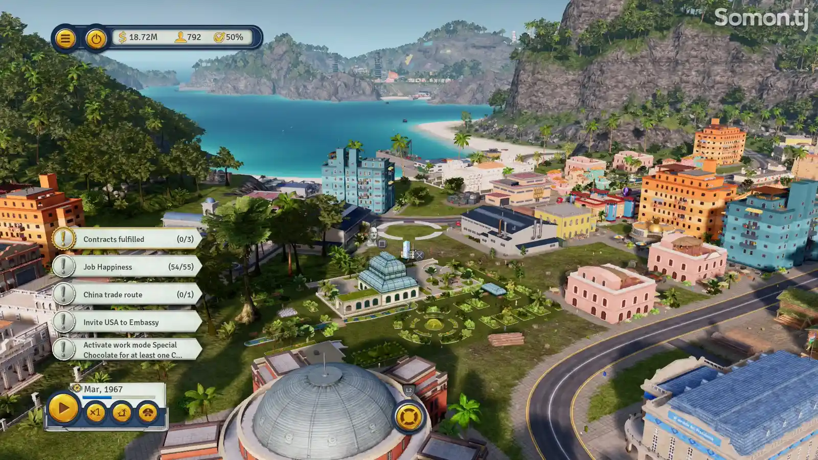 Игра Tropico 6 для PS-4 / 5.05 / 6.72 / 7.02 / 7.55 / 9.00 / 11.00 /-3