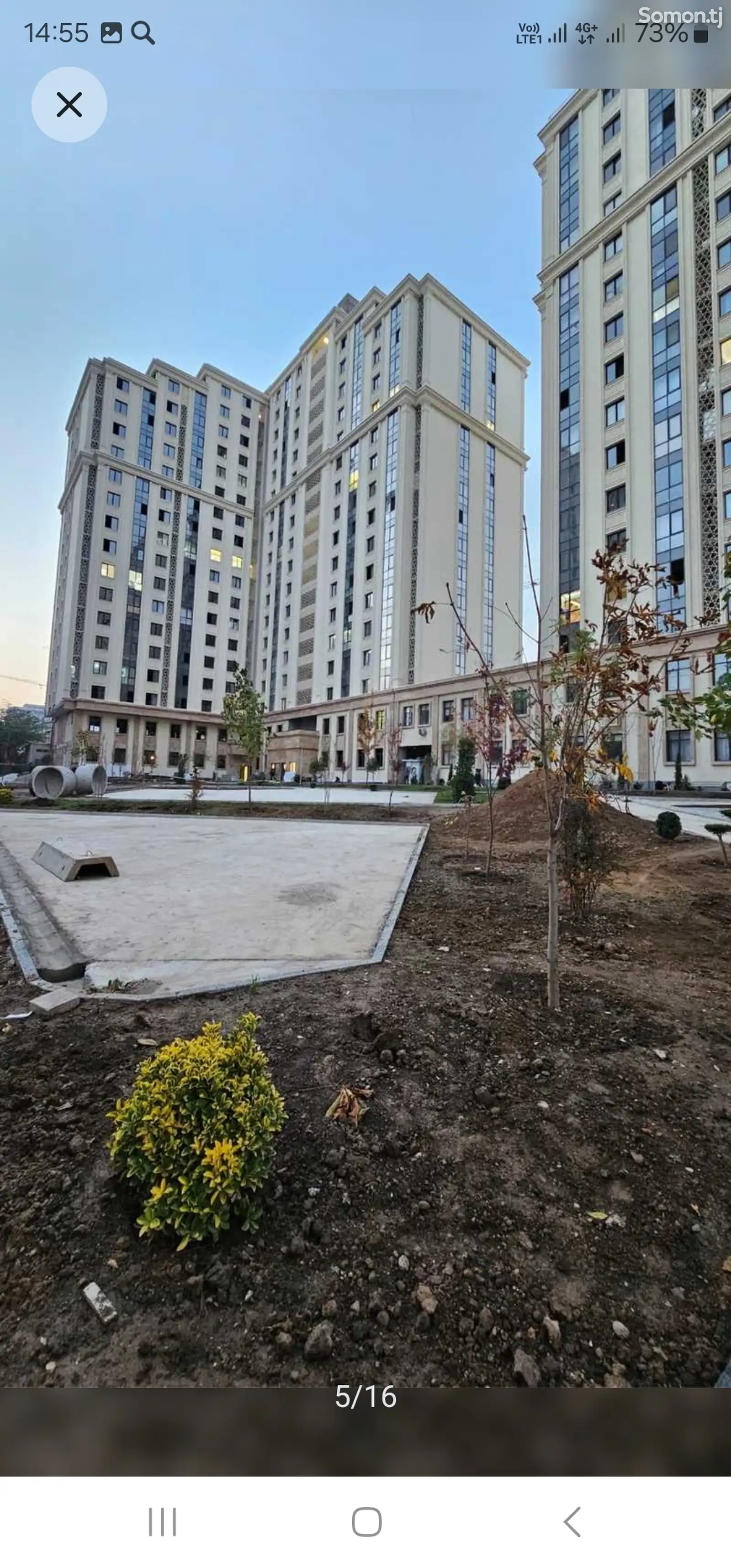 2-комн. квартира, 11 этаж, 74 м², шохмансур чулочка бустон сити-1