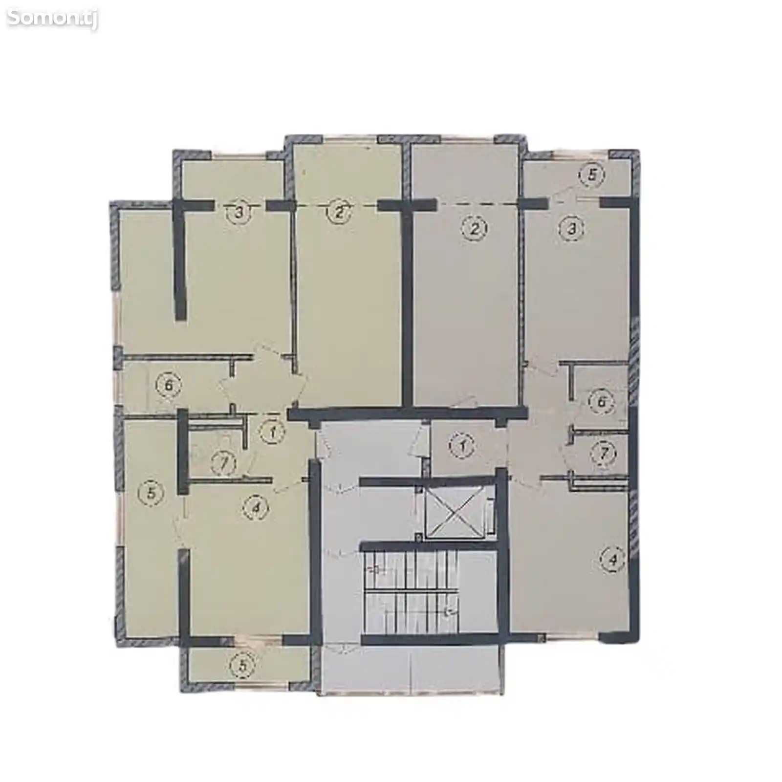 5-комн. квартира, 4 этаж, 155 м², Центр (ватан)-2