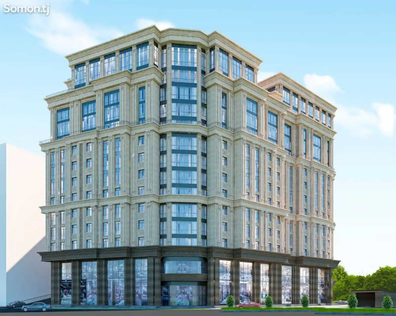 3-комн. квартира, 12 этаж, 97 м², И. Сомони-2