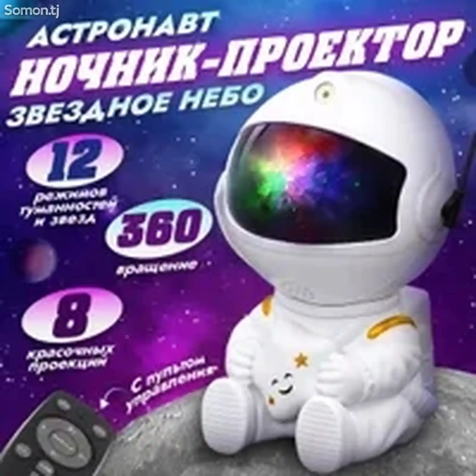 Ночник-проектор звездного неба Космонавт-4