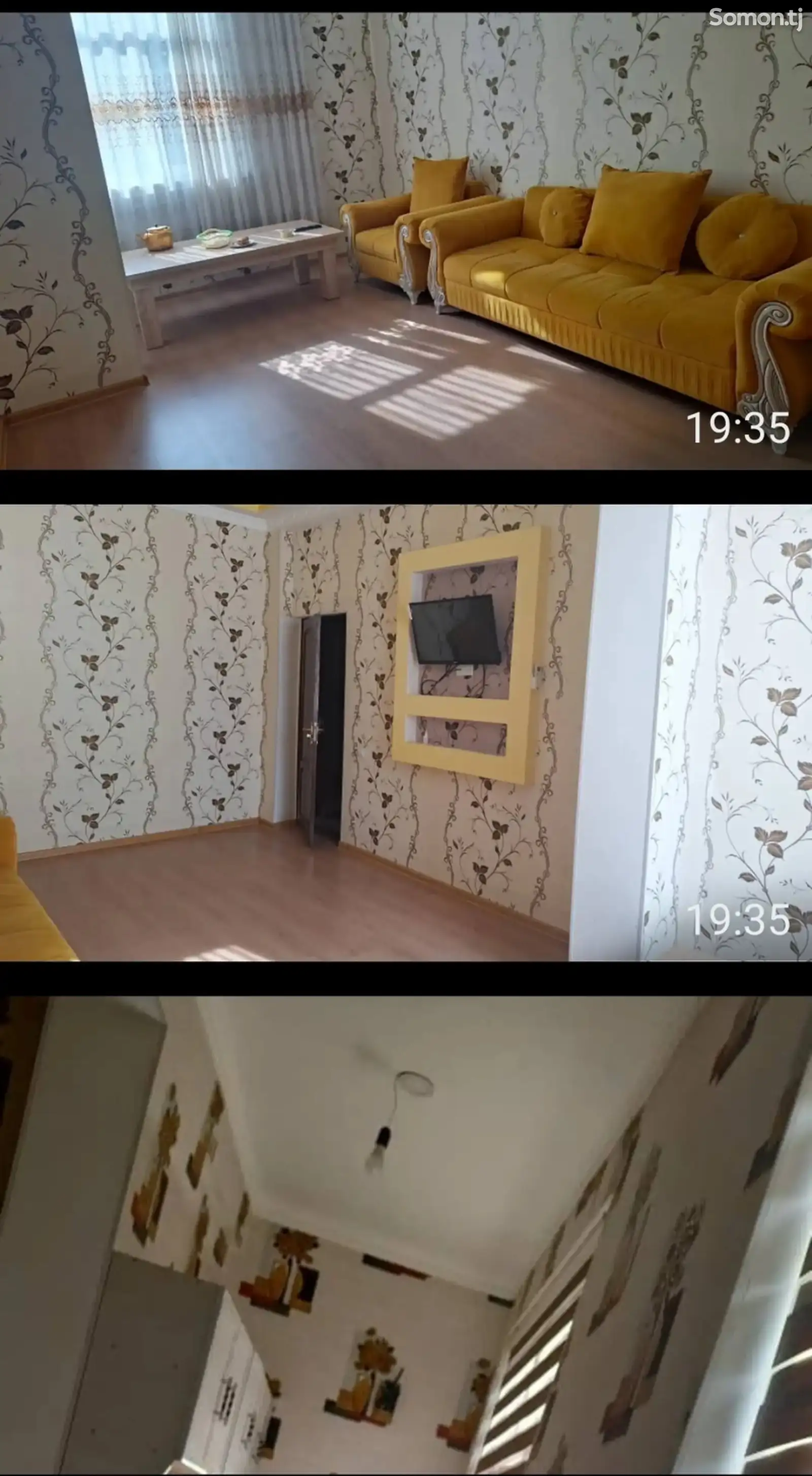 2-комн. квартира, 5 этаж, 68м², Сомони-1