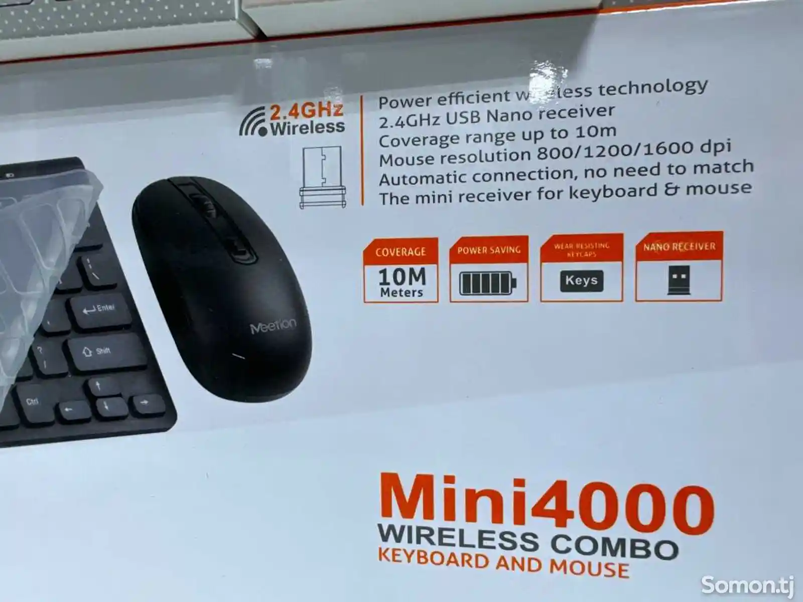 Беспроводная мышка и клавиатура Meetion mini 4000-2