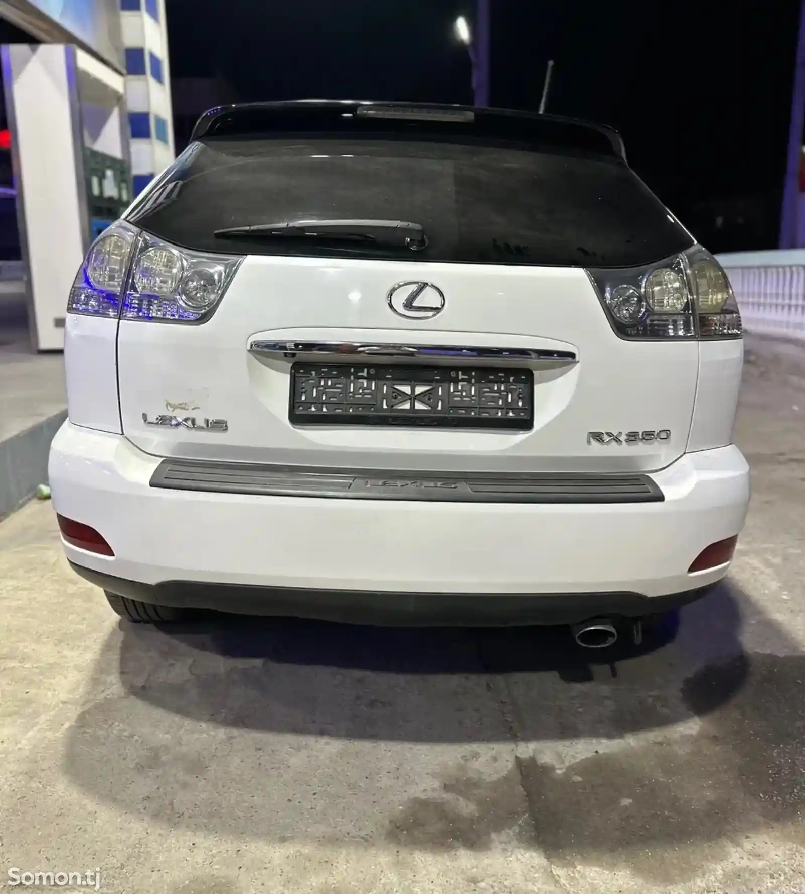 Защита заднего бампера на Lexus RX 2004-2009-7