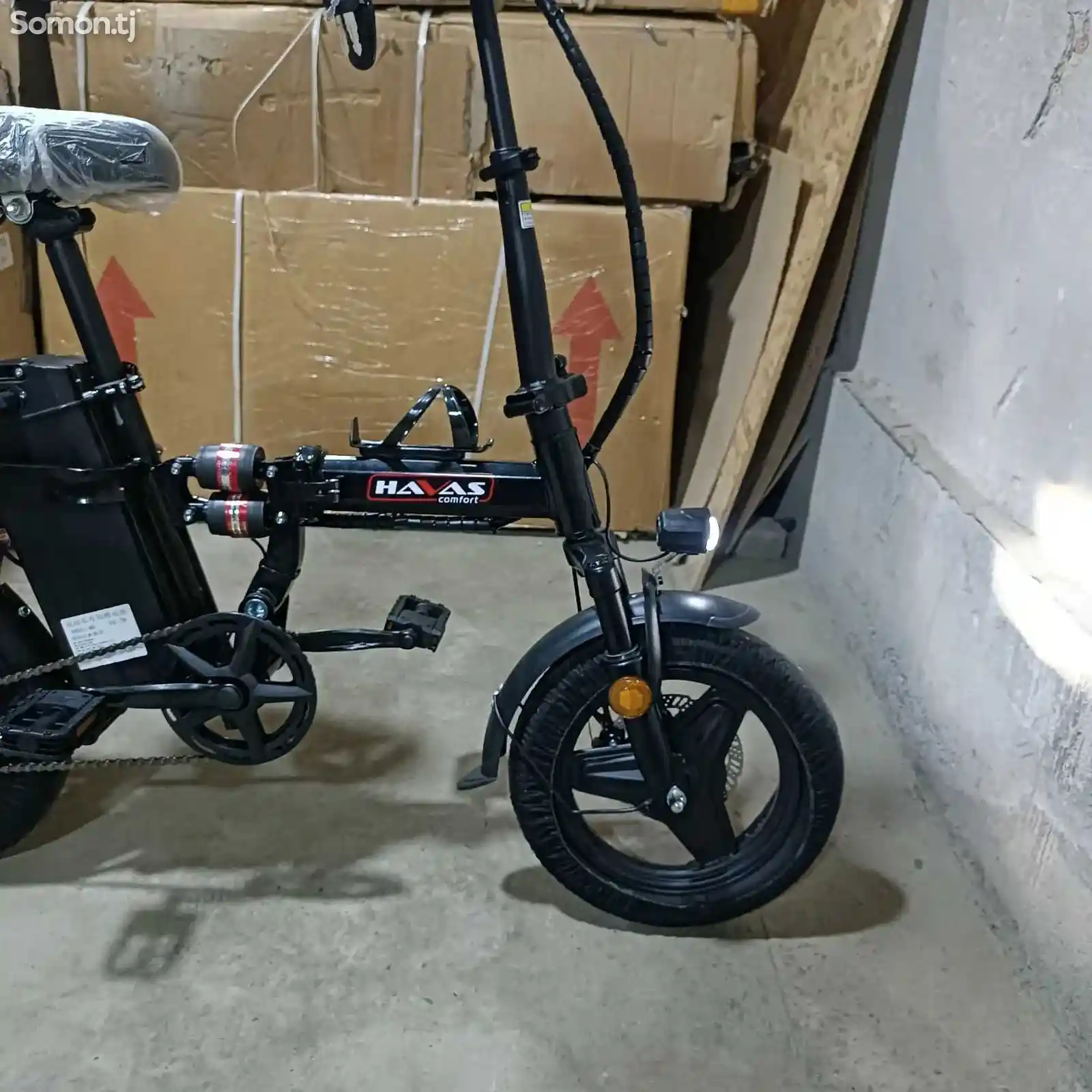 Электрический раскладной велосипед-4