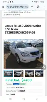 Lexus RX series, 2008-12