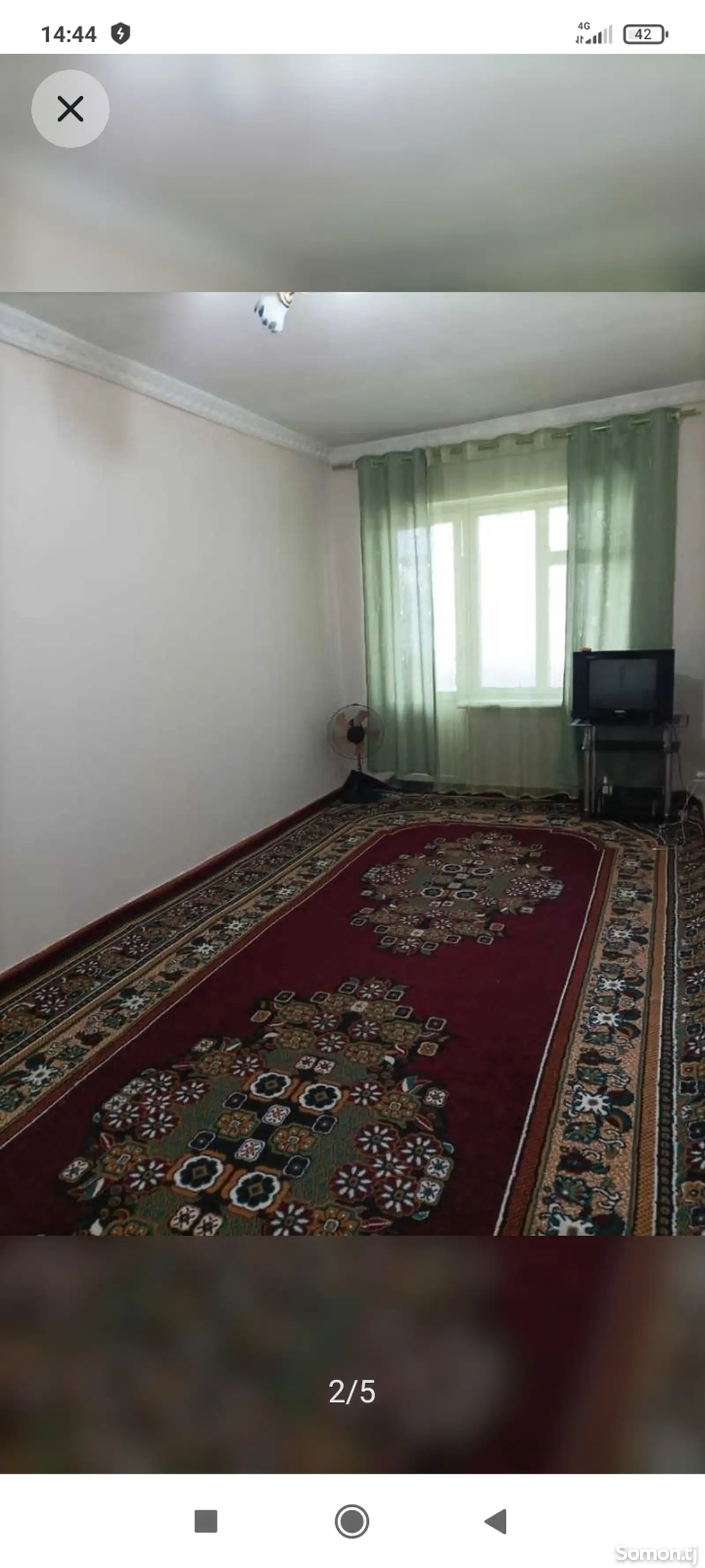 2-комн. квартира, 3 этаж, 50м², кӯч Баротов-1