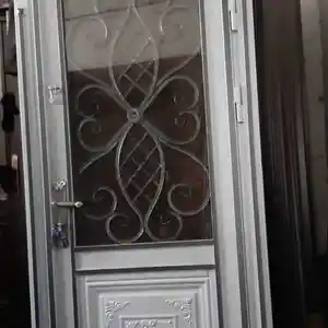 Дверь железно стеклянные