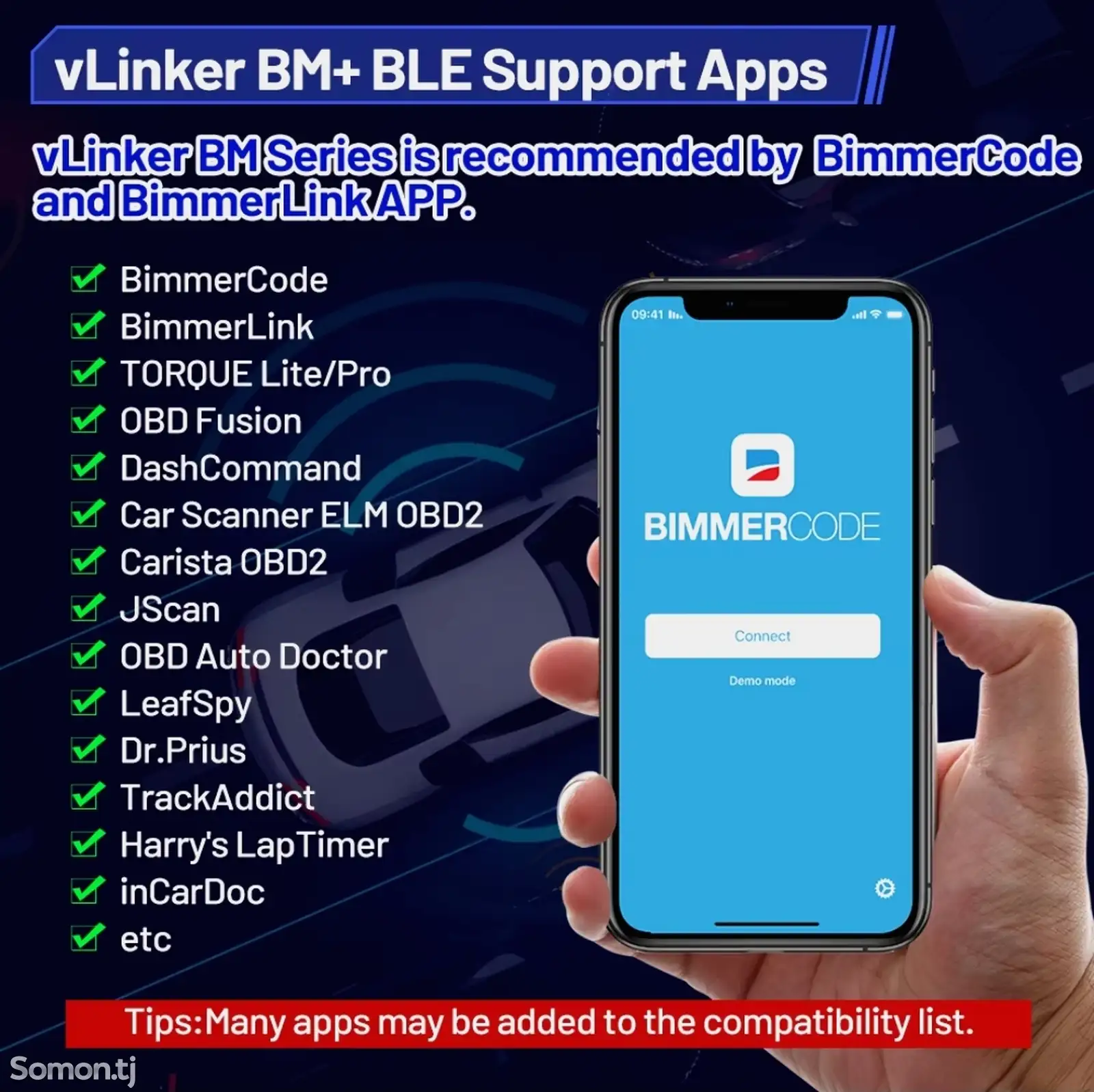 Адаптер vLinker BM+ Bluetooth 4.0-1