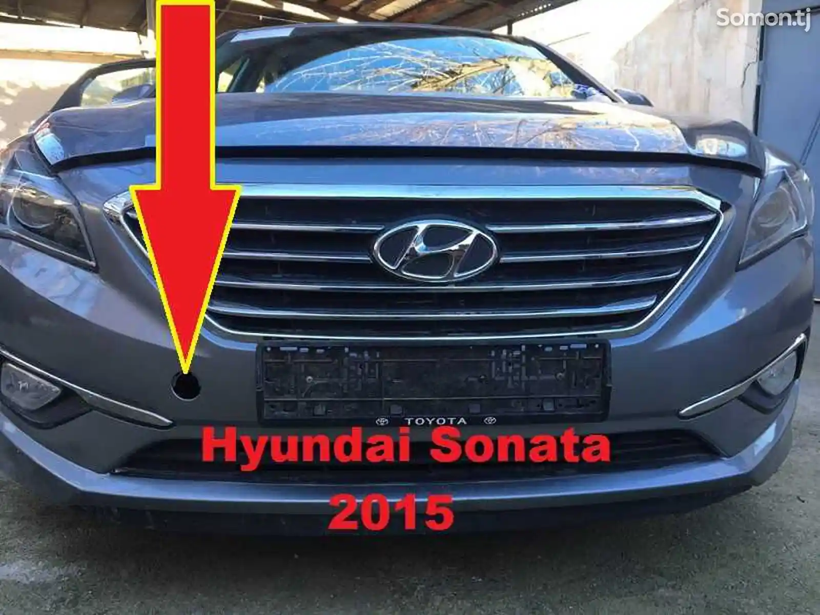 Буксировочная заглушка от Hyundai Sonata 2015-1